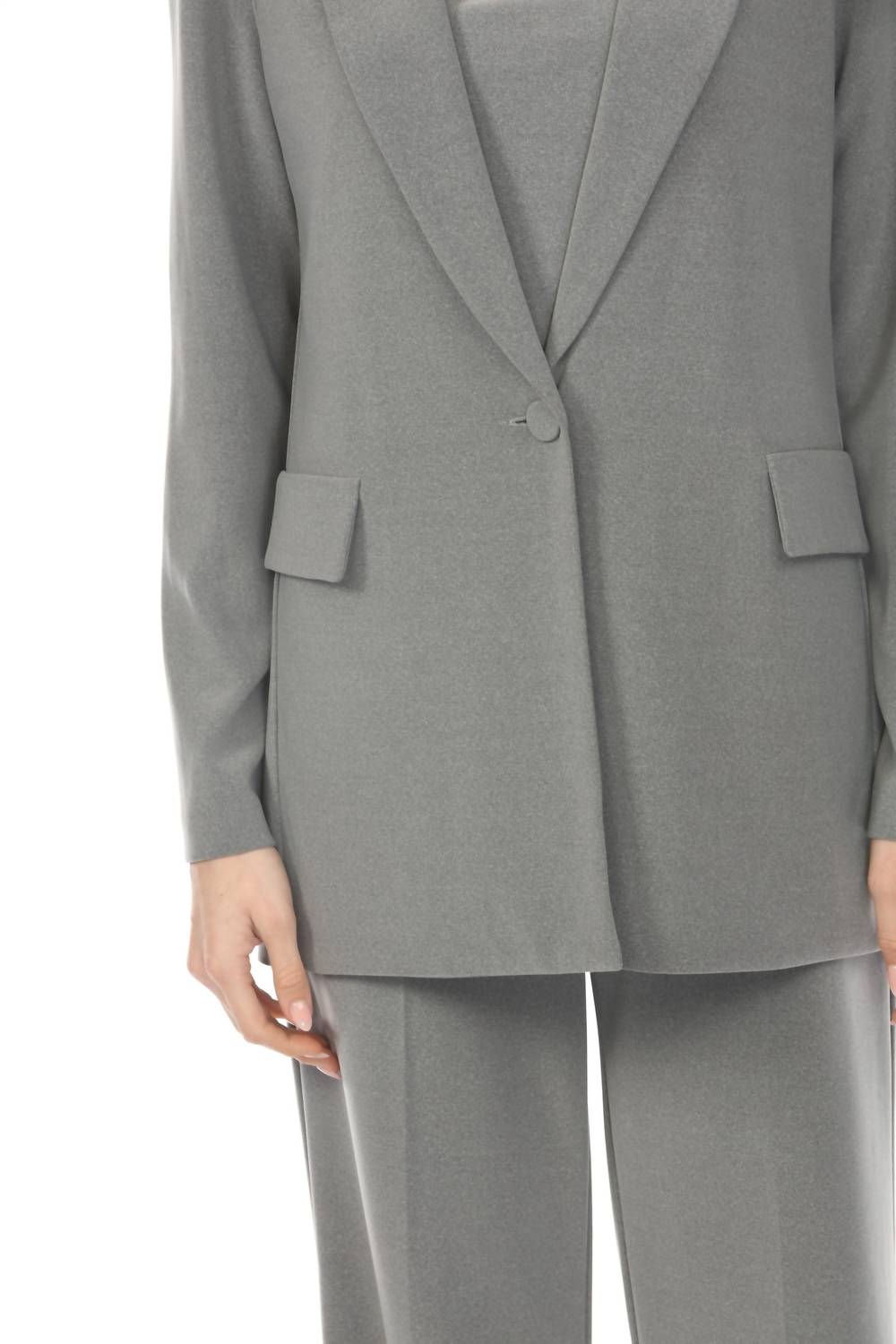 Blazer color gris