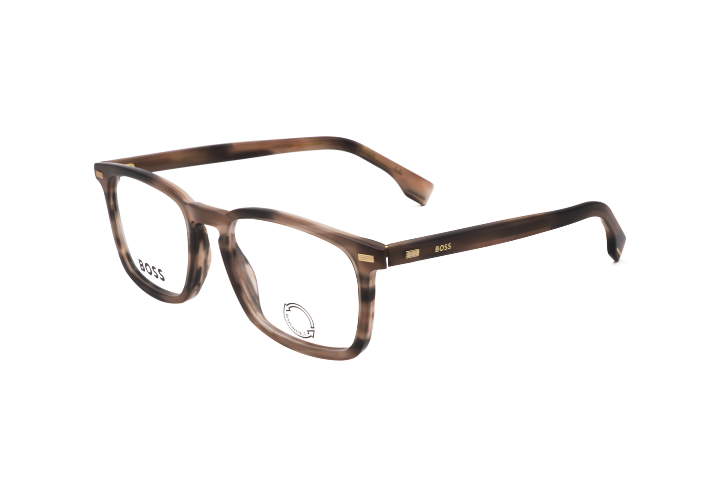Montura para gafas de hombre 53 mm color café
