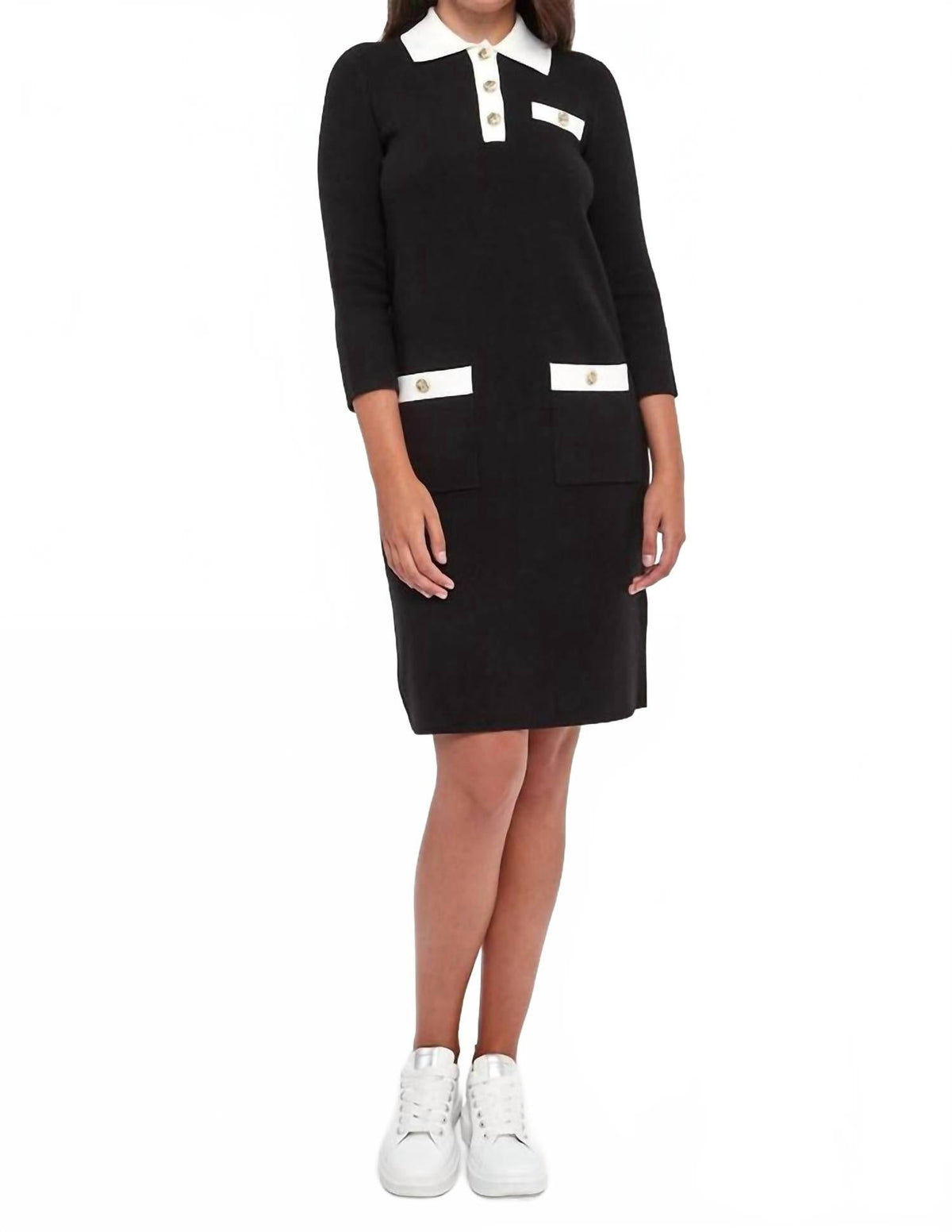 Vestido corto color negro