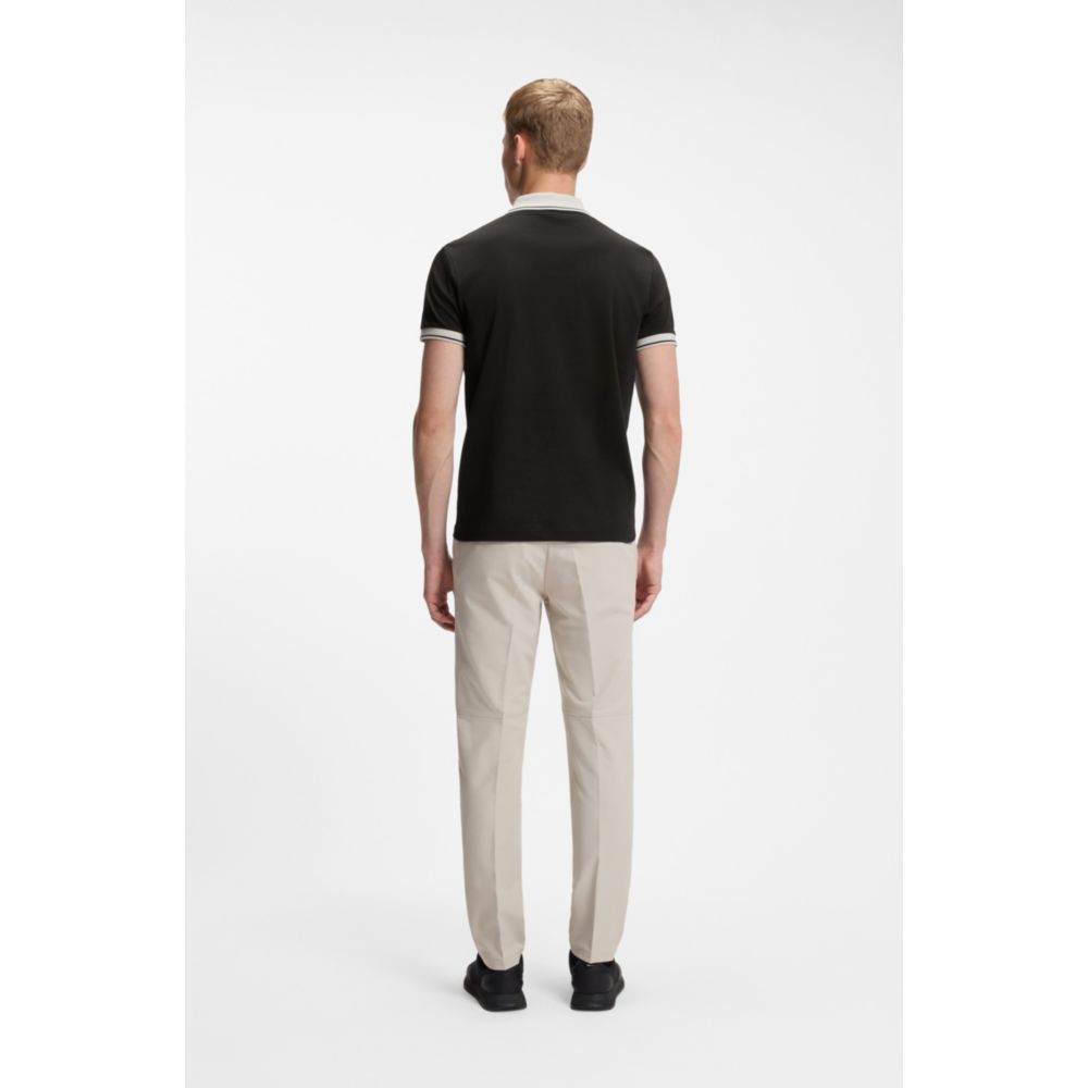 Polo de algodón de corte ajustado