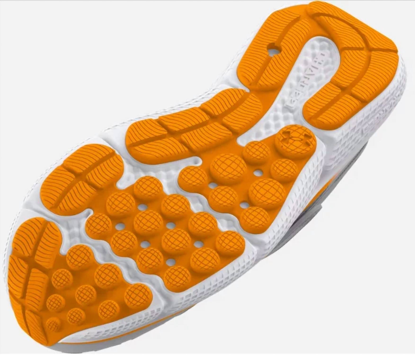 Tenis de hombre color gris y naranja