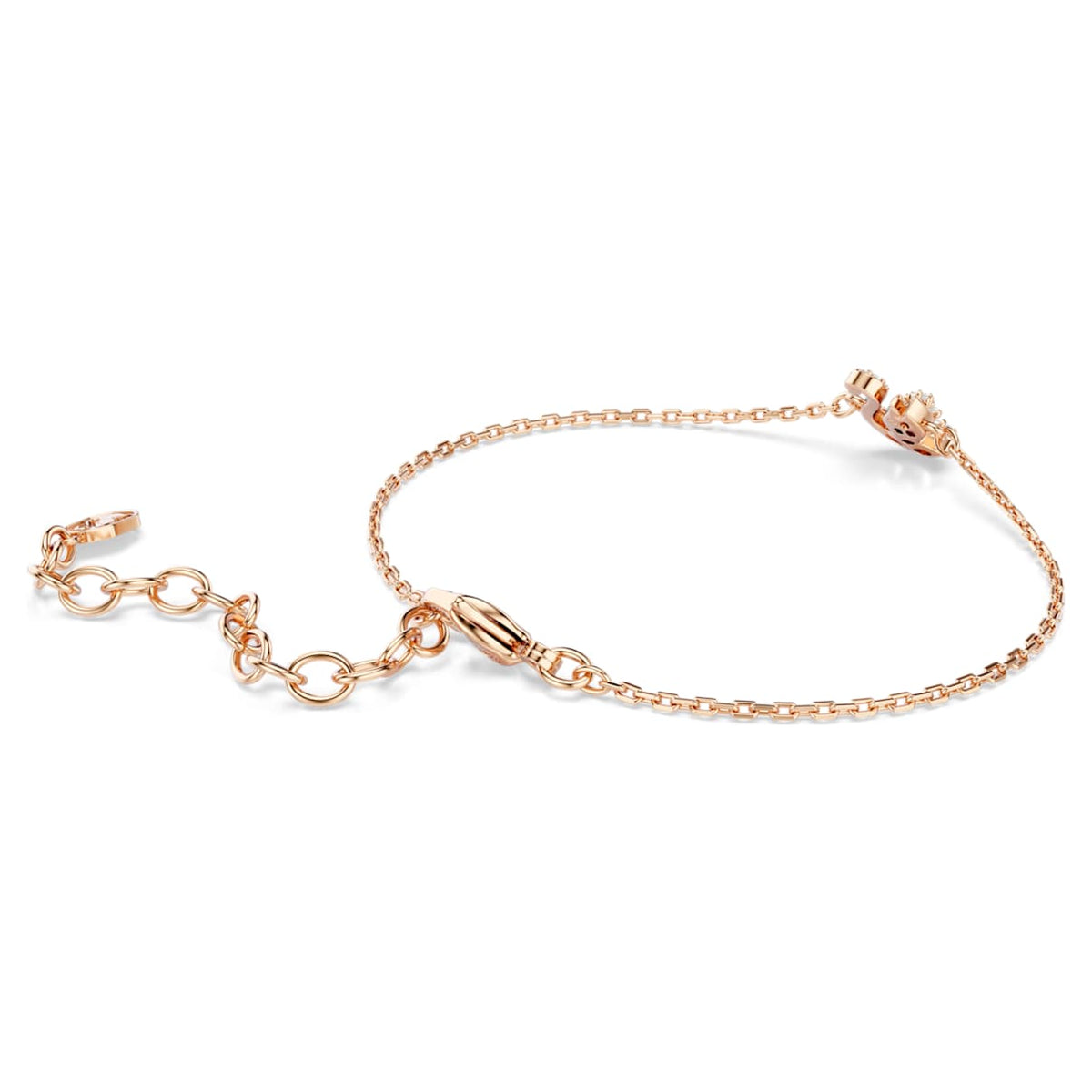 Pulsera color oro rosa y blanco