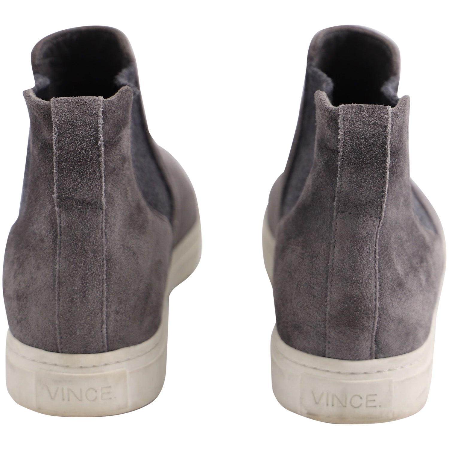 Tenis de gamuza color gris