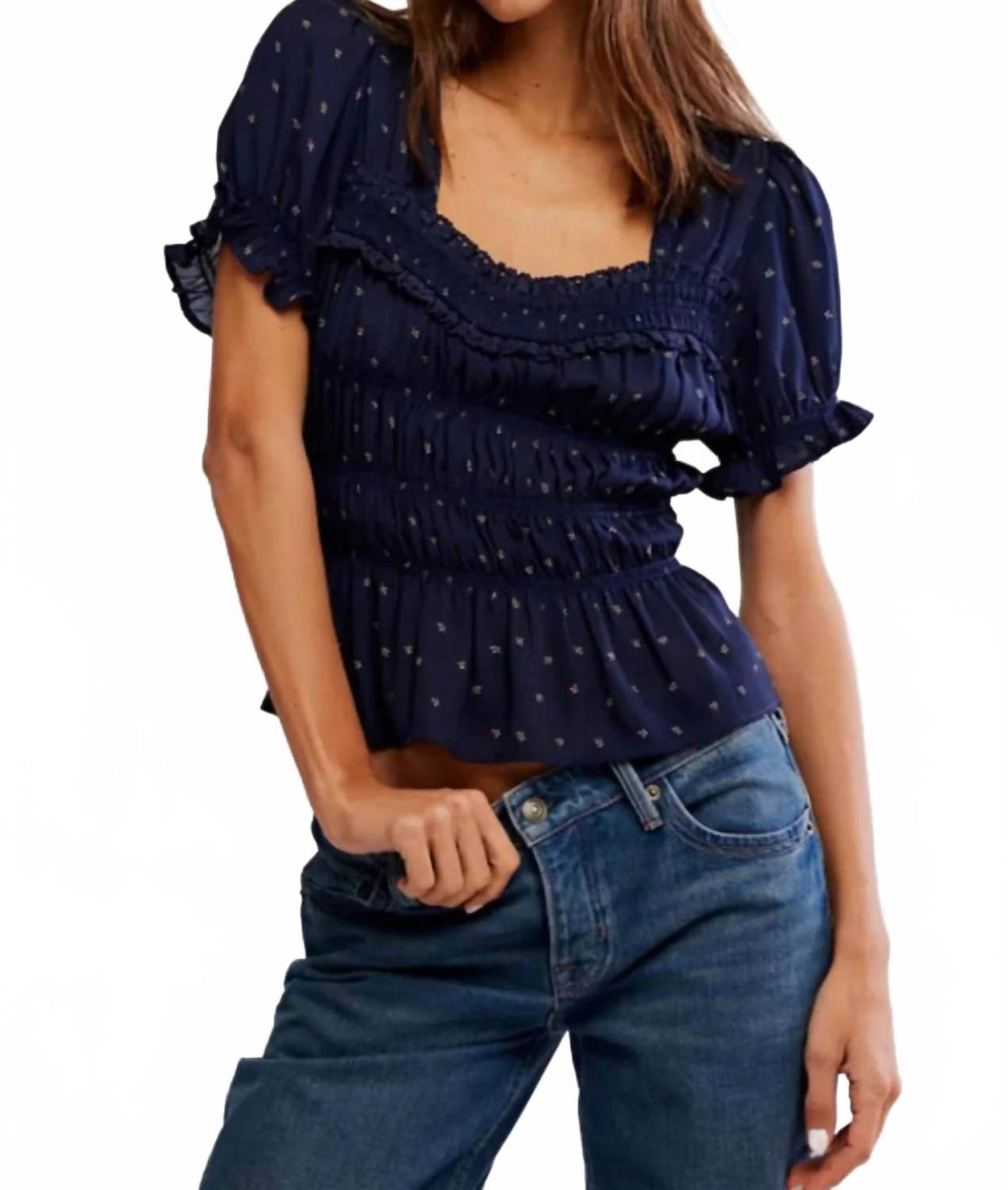 Blusa de manga corta