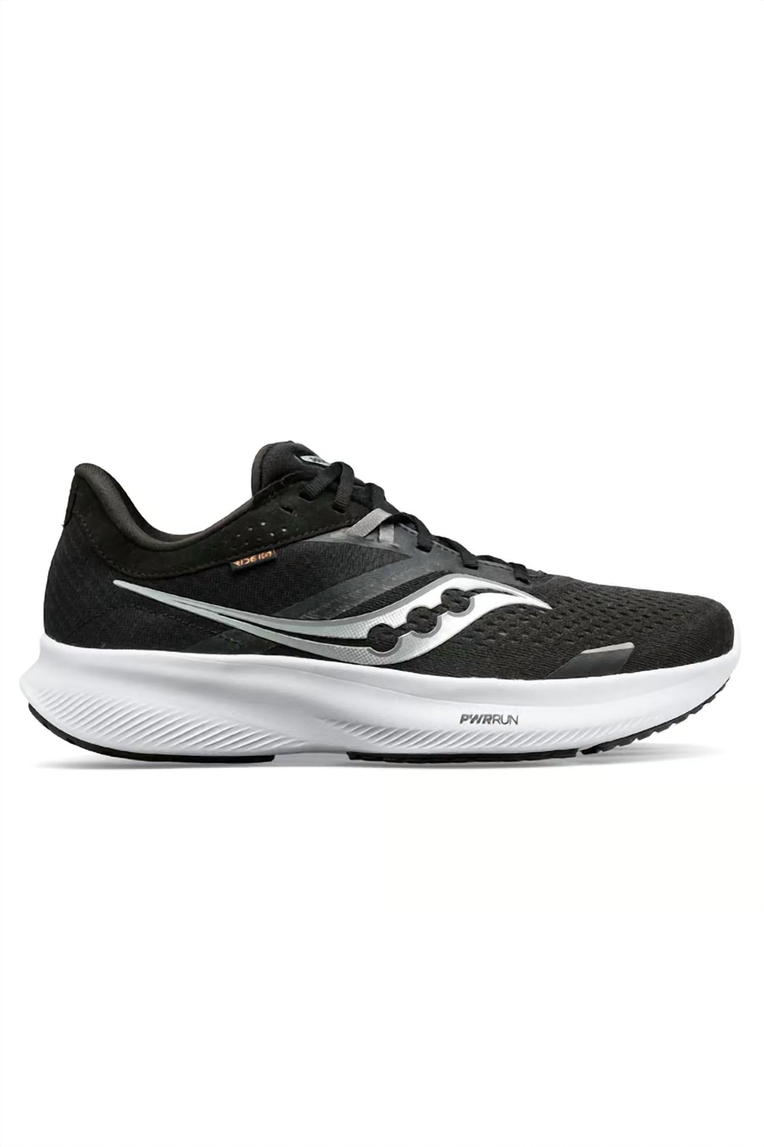 Tenis para correr de hombre color negro y blanco