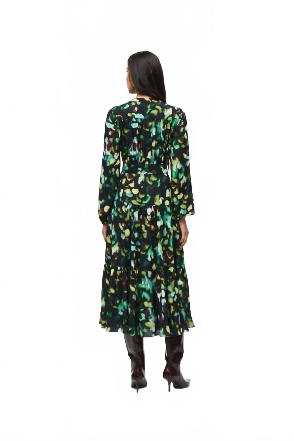 Vestido midi color negro