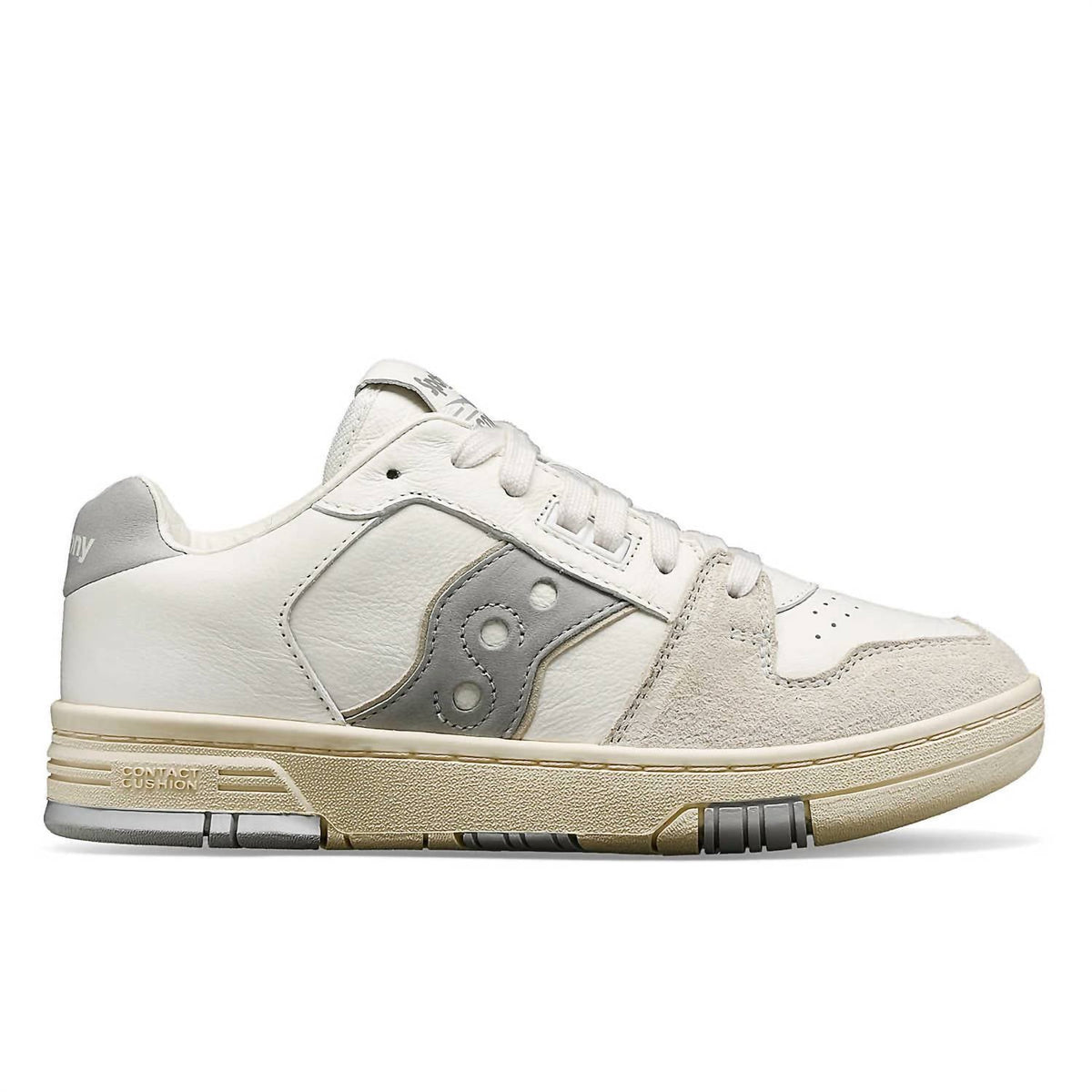 Tenis de hombre color gris y beige