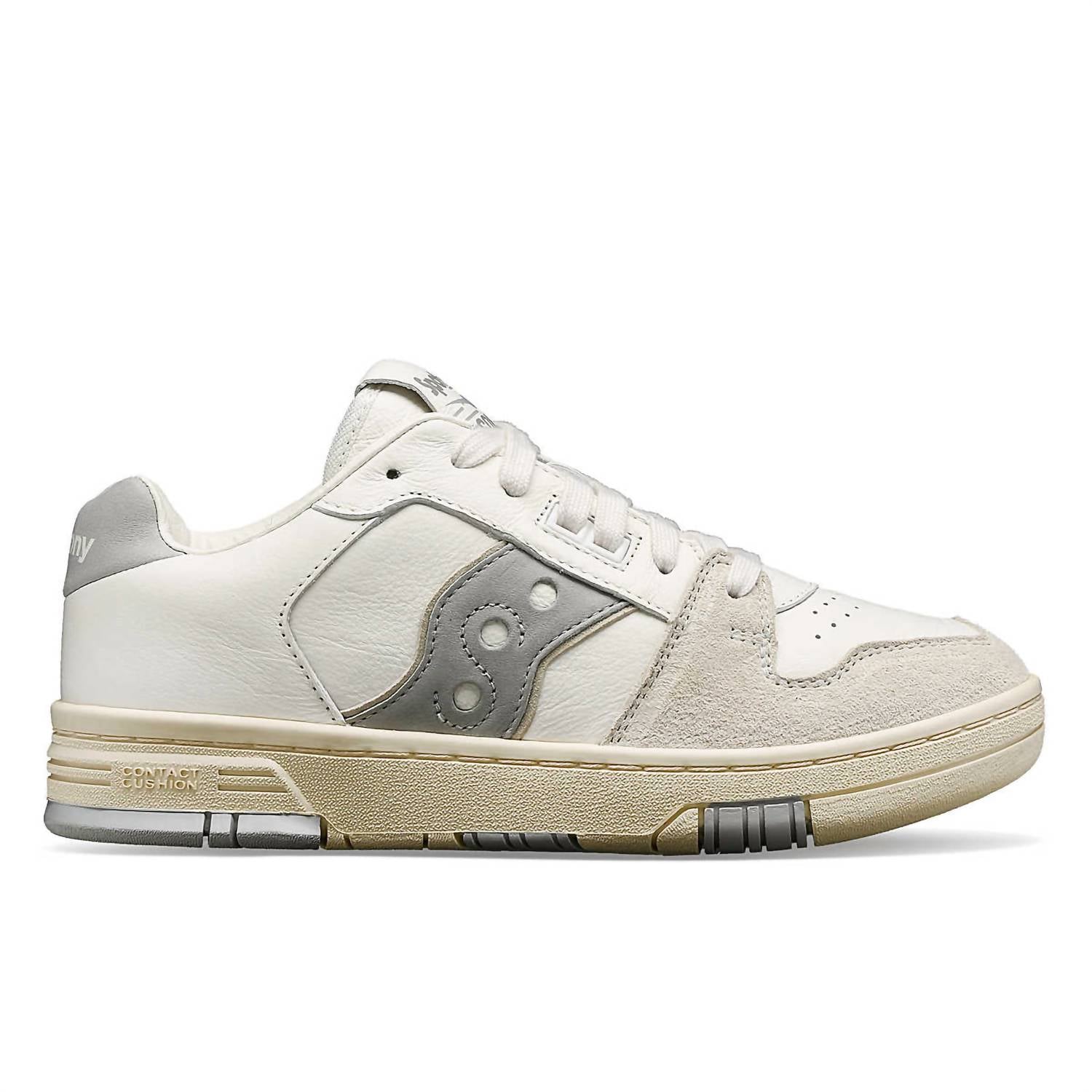 Tenis de hombre color gris y beige