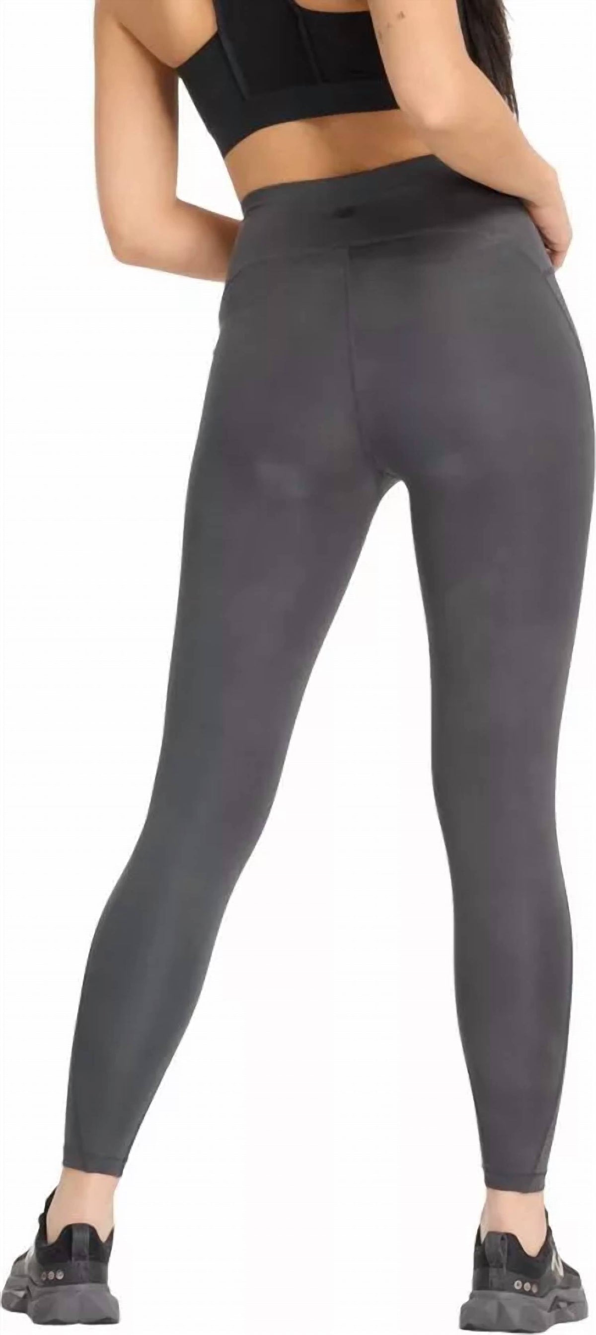 Leggings de mujer de tiro alto color negro