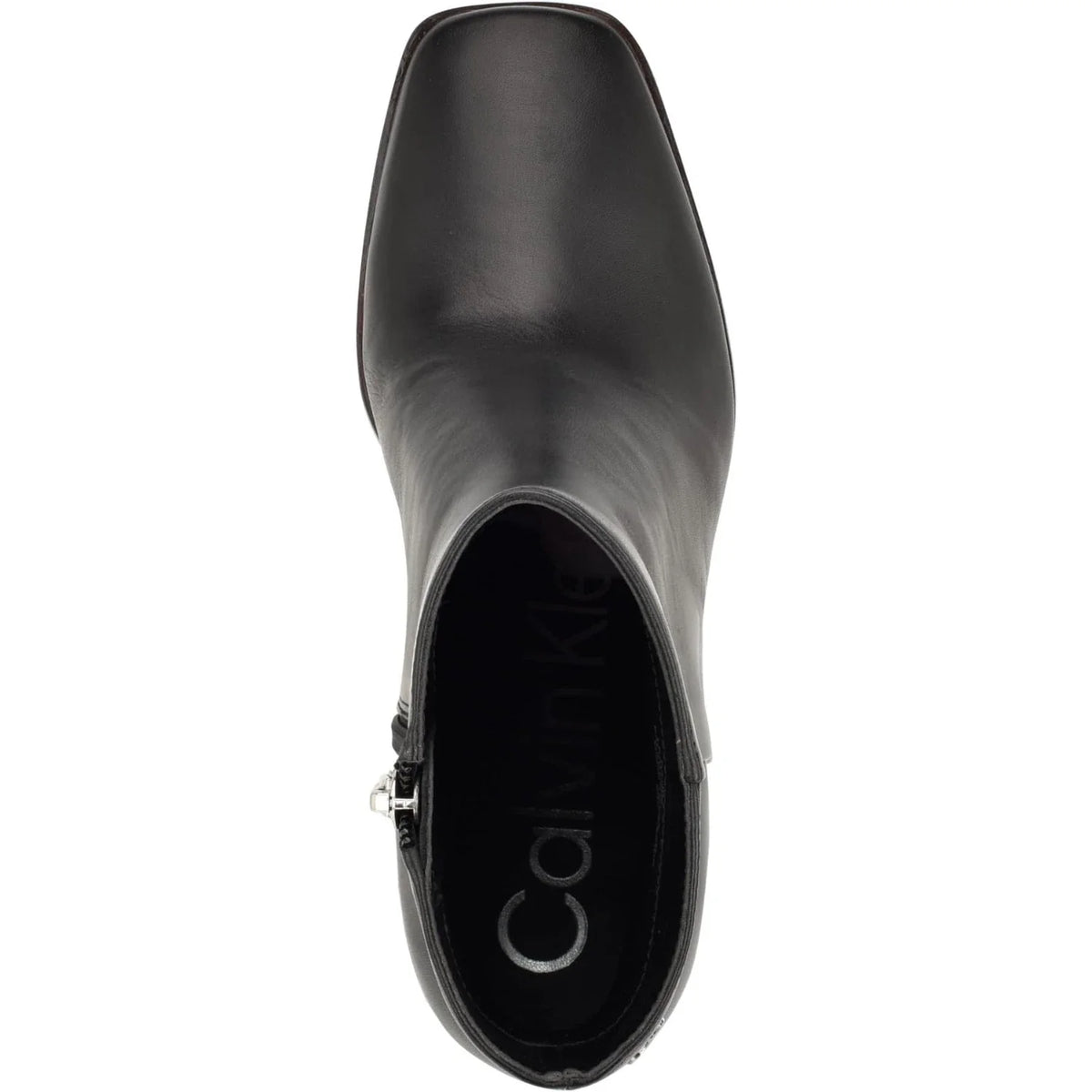 Botines de mujer de cuero color negro