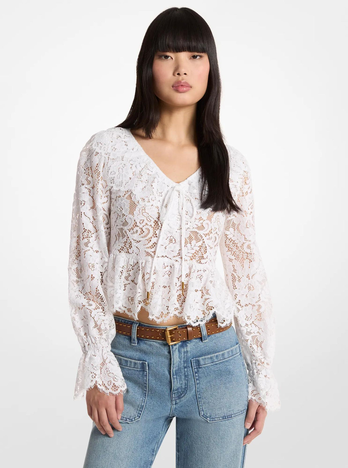 Blusa con estampado floral