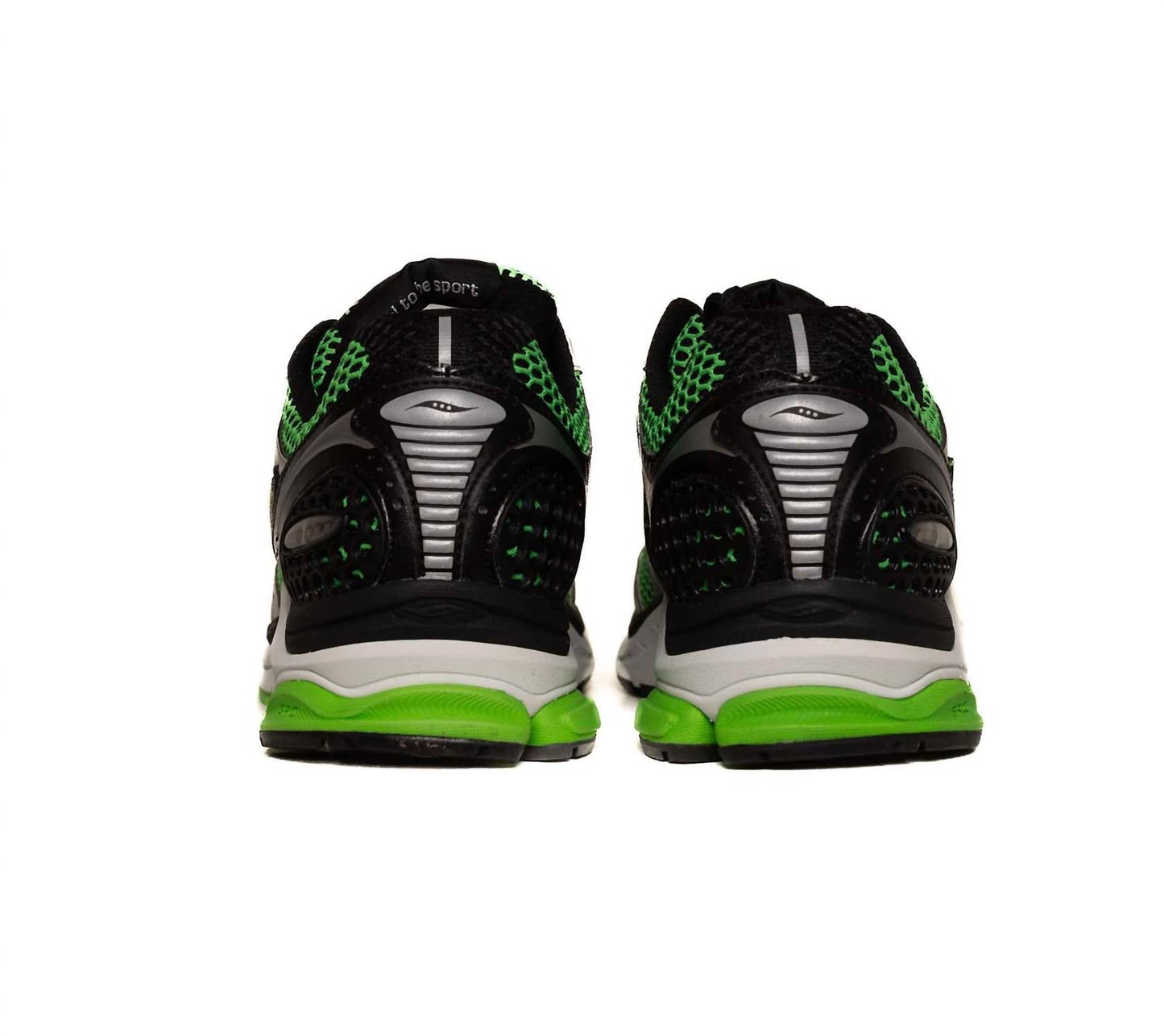 Zapatos de hombre color verde y plateado