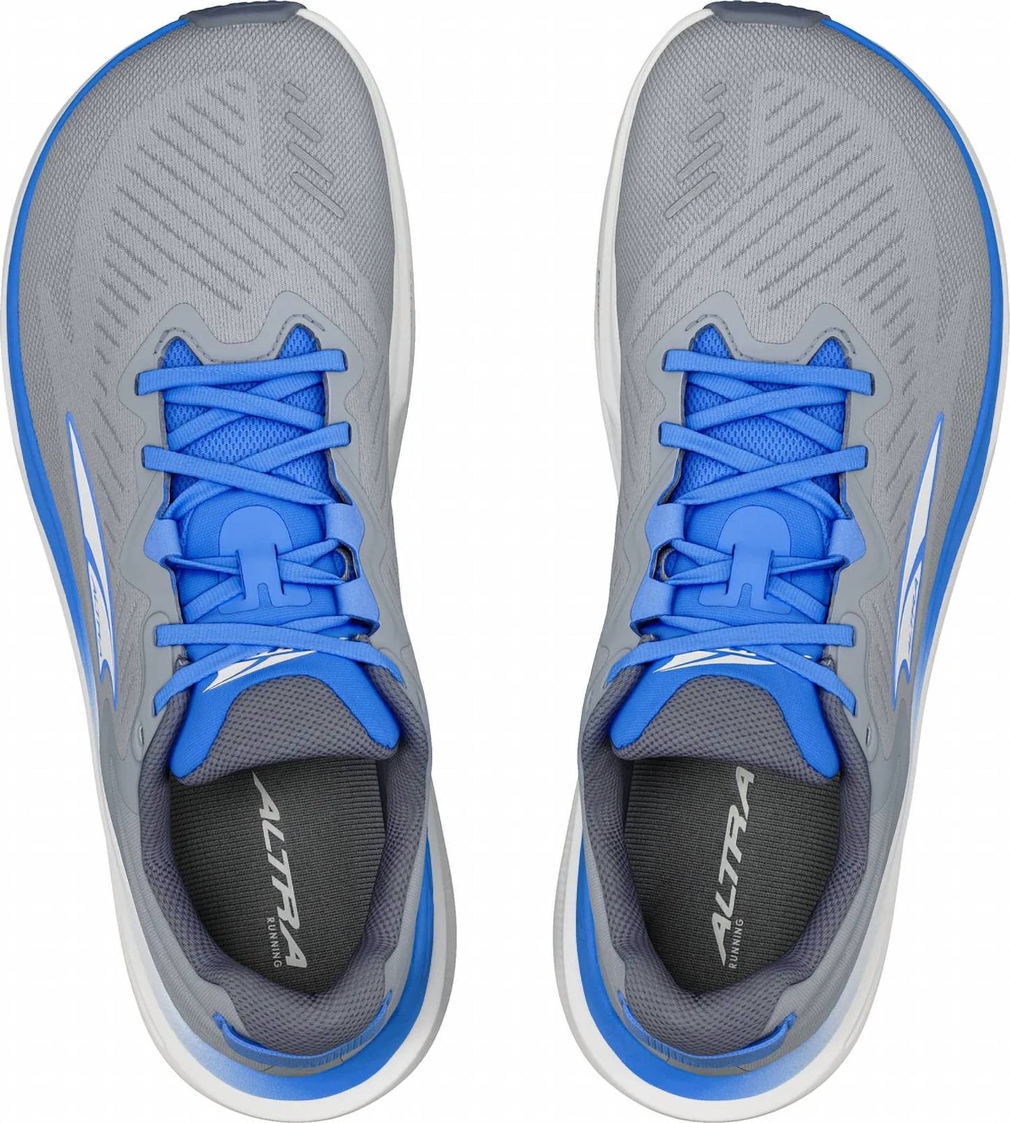 Tenis para correr de hombre color azul y gris