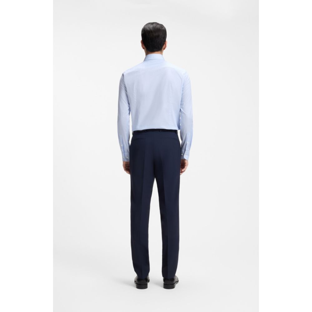 Camisa de algodón de corte ajustado