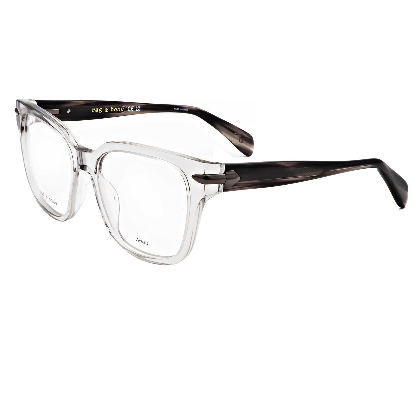 Montura para gafas de mujer 55 mm color gris