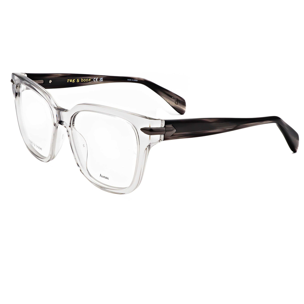 Montura para gafas de mujer 55 mm color gris
