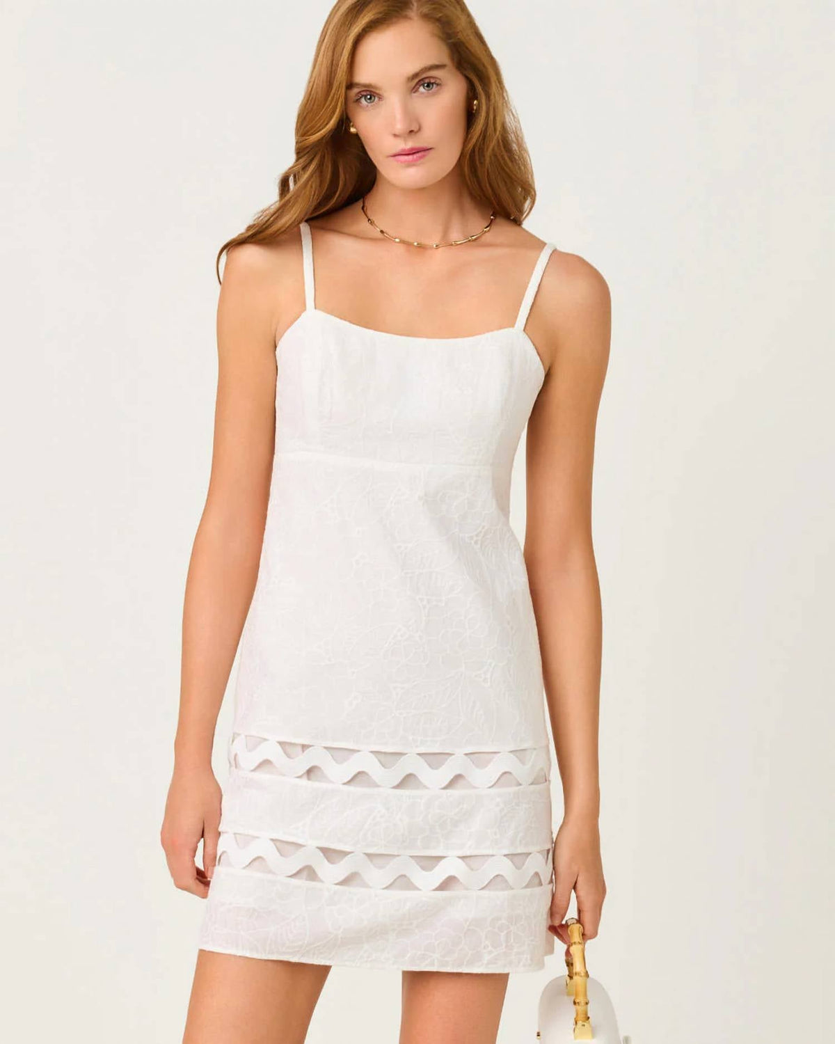 Vestido corto color blanco