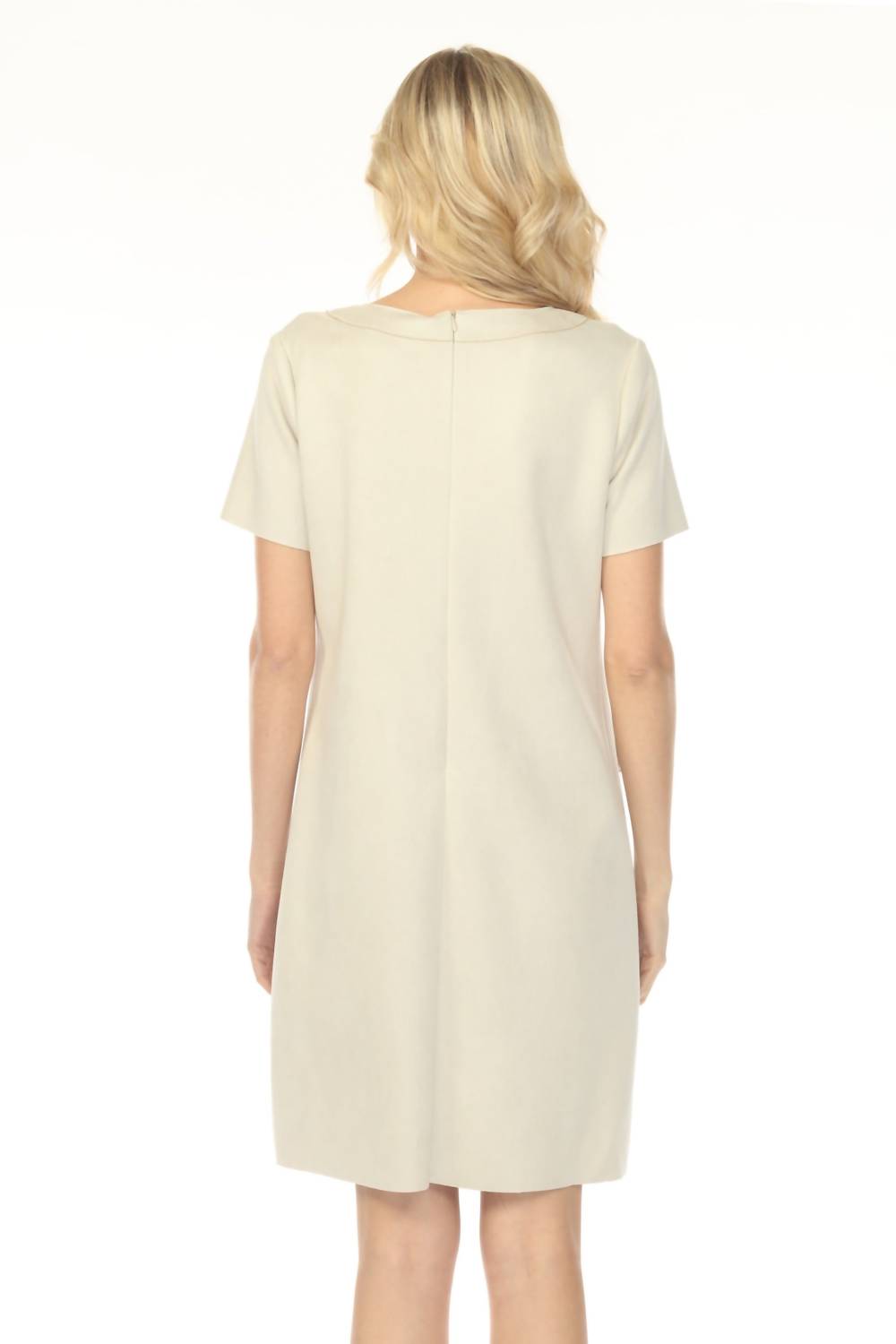 Vestido de gamuza corto