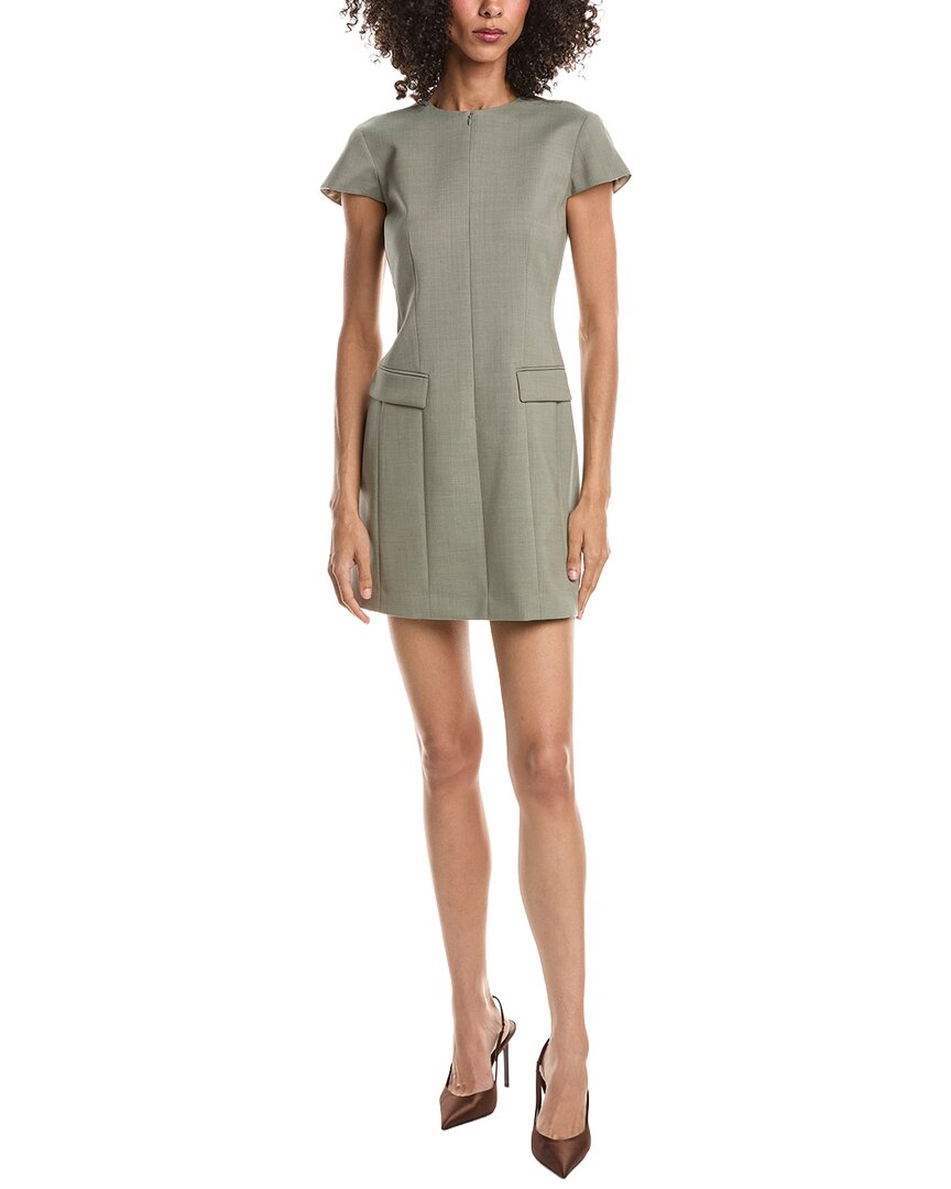 Vestido de mezcla de lana corto
