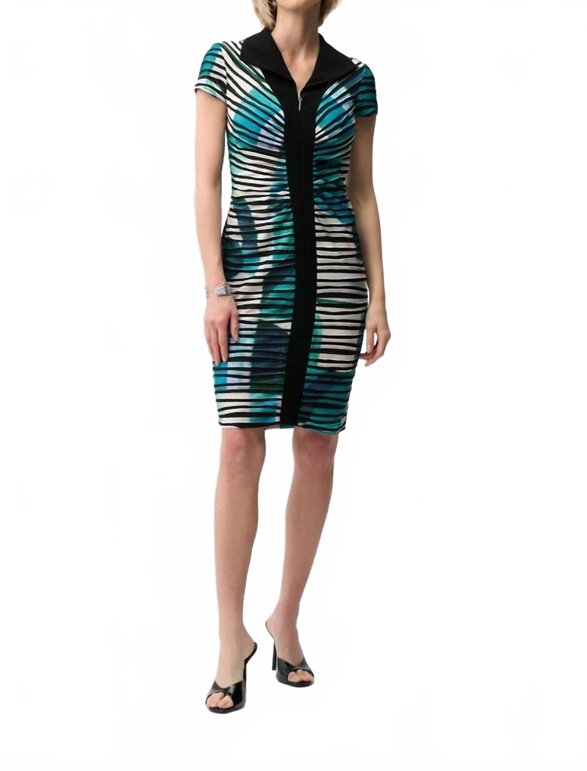 Vestido a rayas color verde