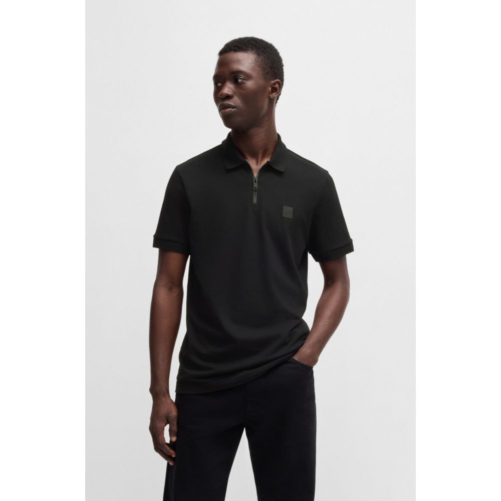 Polo de algodón de corte ajustado