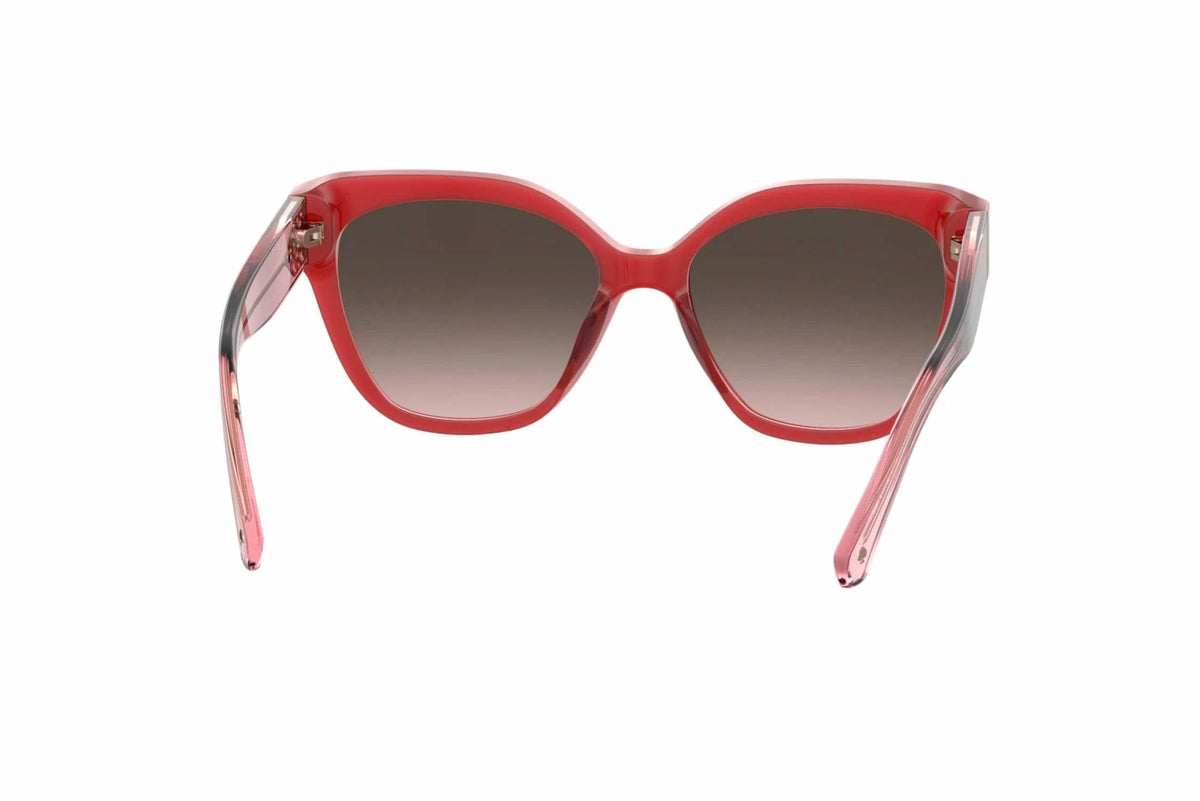 Gafas de sol de mujer color café y rojo