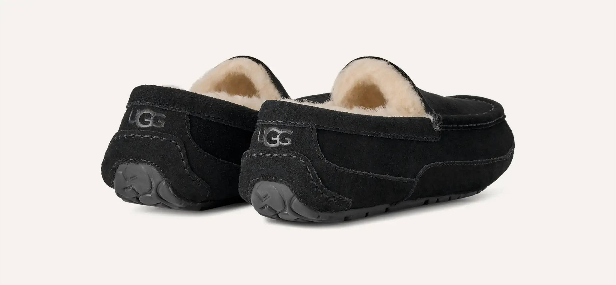 Pantuflas de hombre color negro