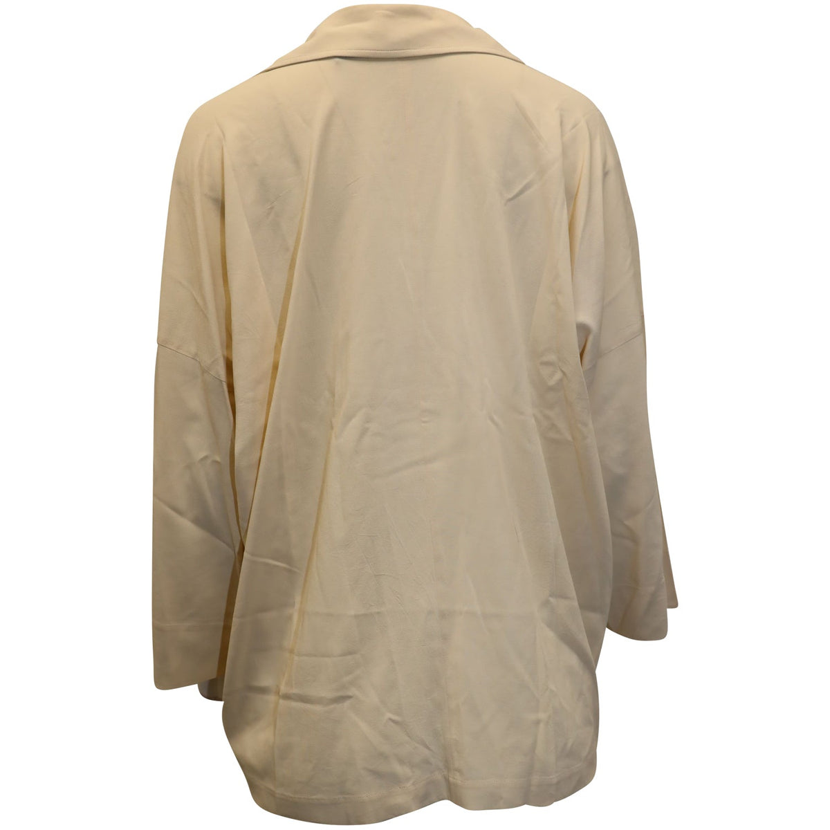 Blusa de manga larga color beige