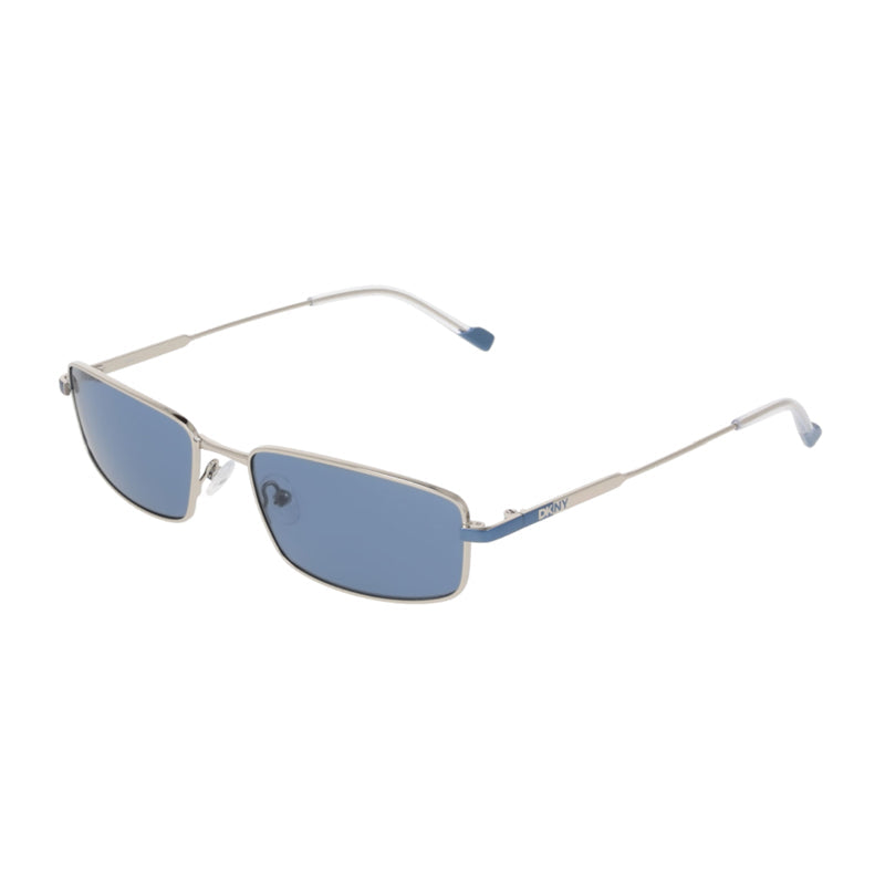 Gafas color azul y plateado