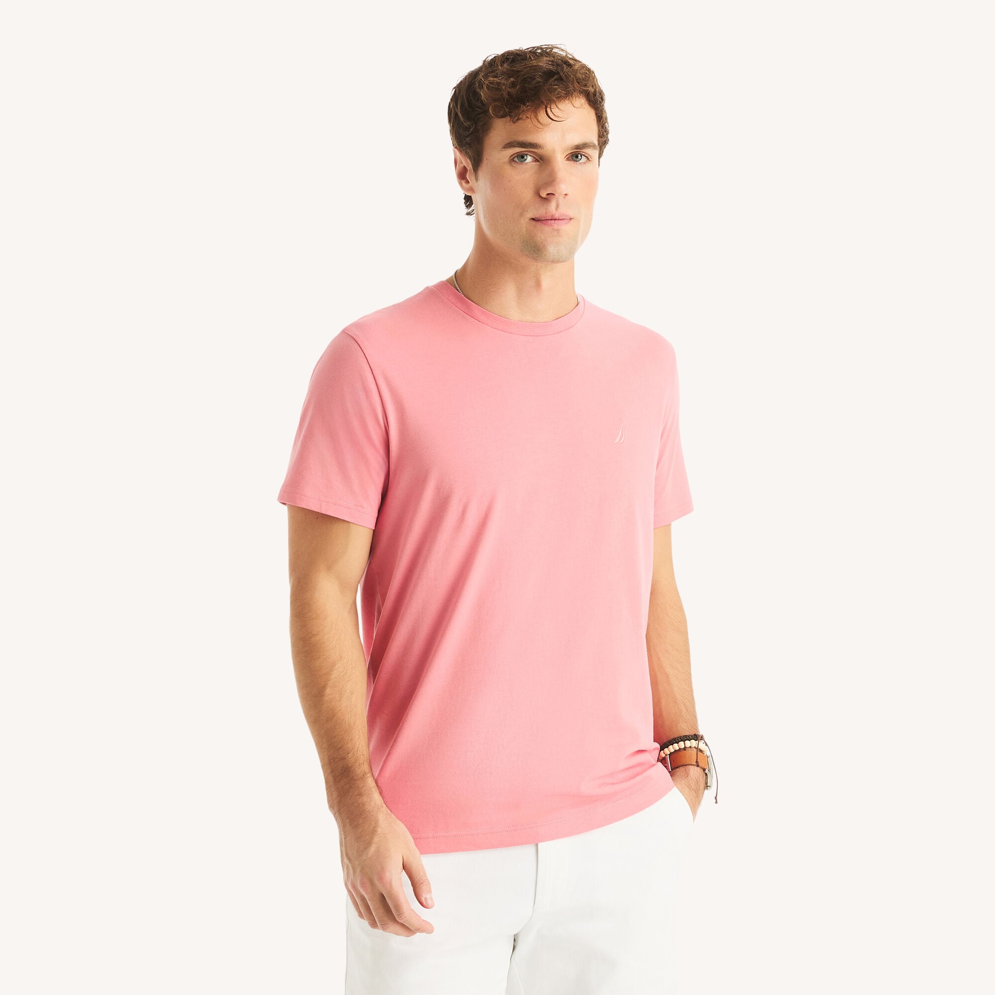 Camiseta de hombre con cuello redondo