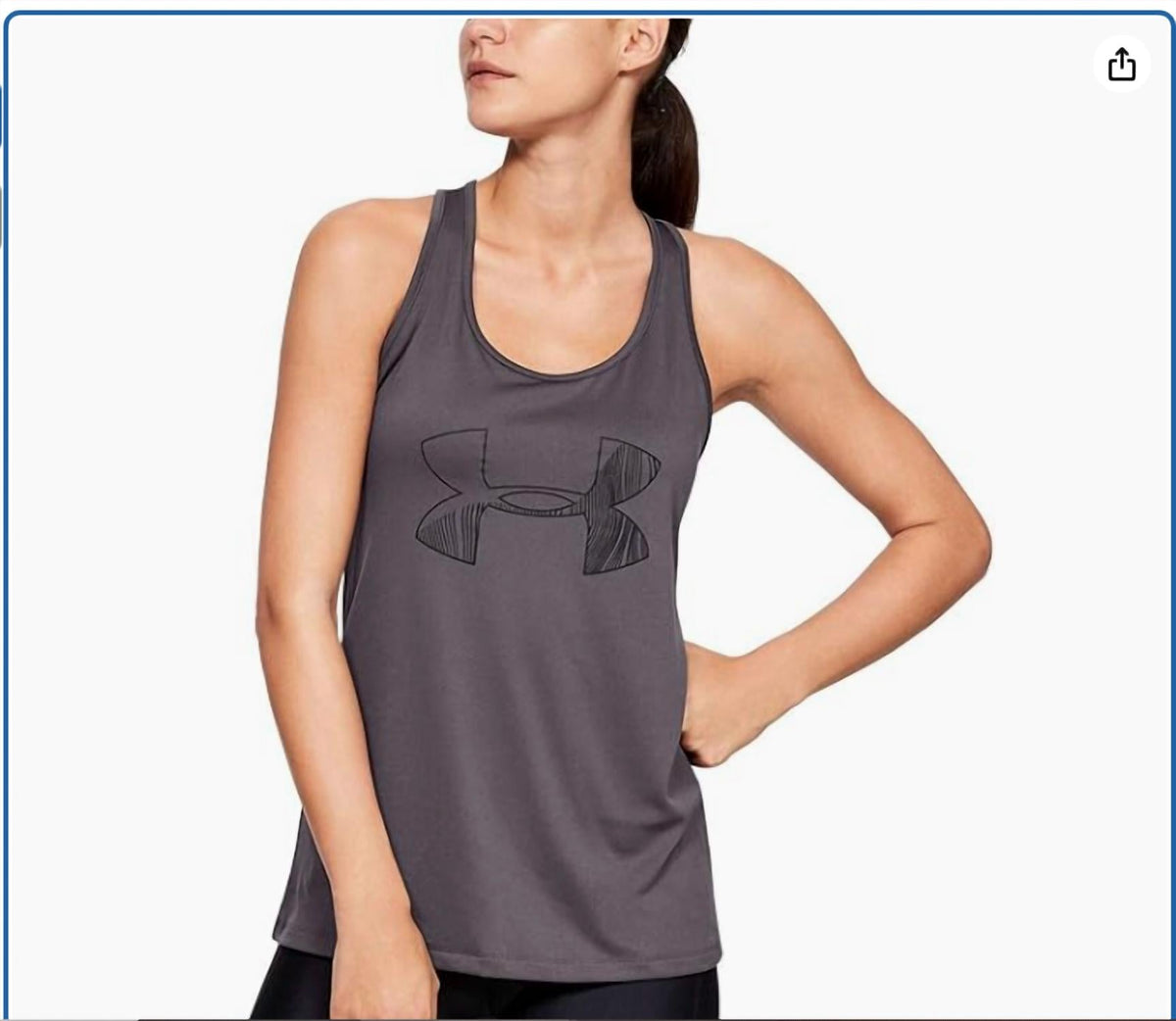 Camiseta sin mangas de mujer color negro y violeta