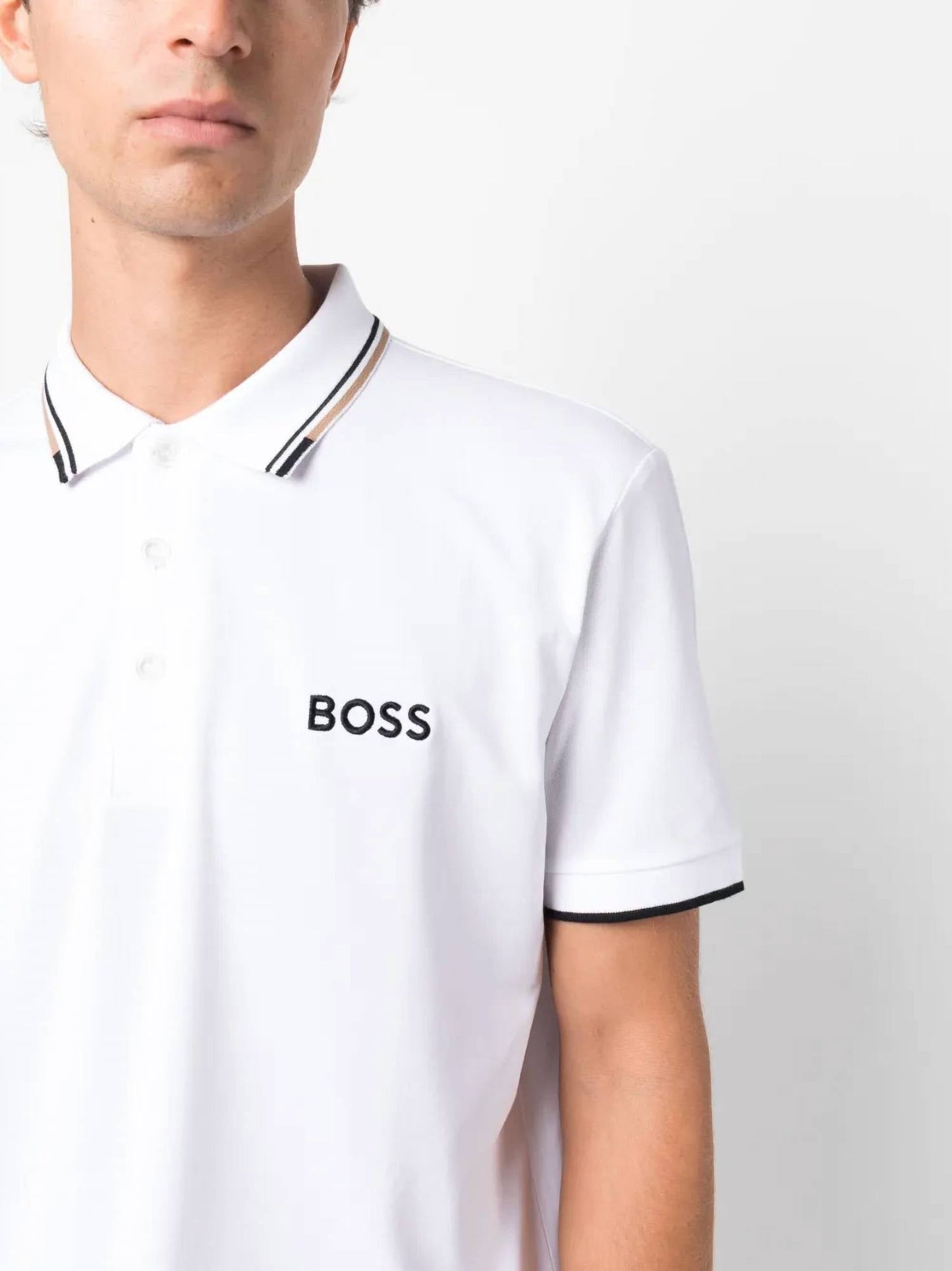 Camiseta de hombre de manga corta color blanco
