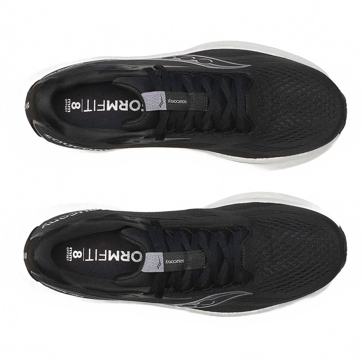 Tenis para correr de hombre color negro y blanco