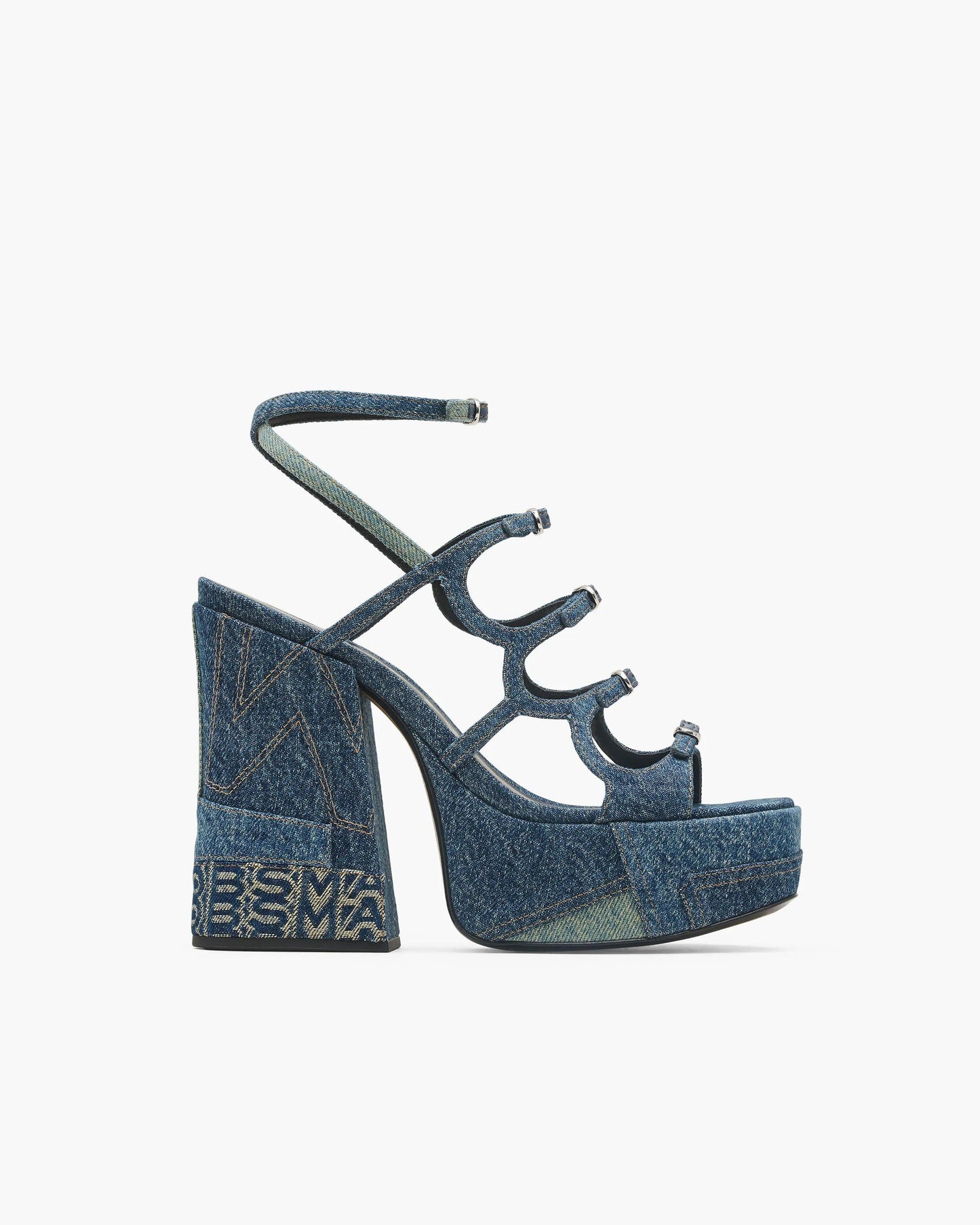 Sandalias de mezclilla con plataforma