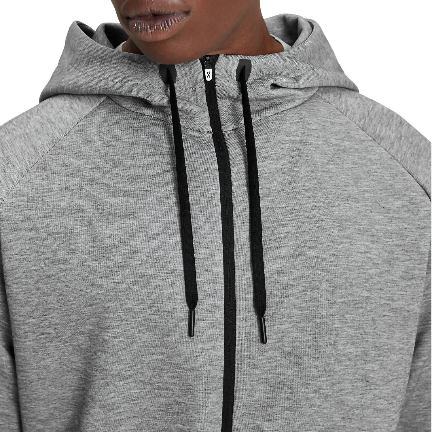 Buzo con capucha de hombre color gris