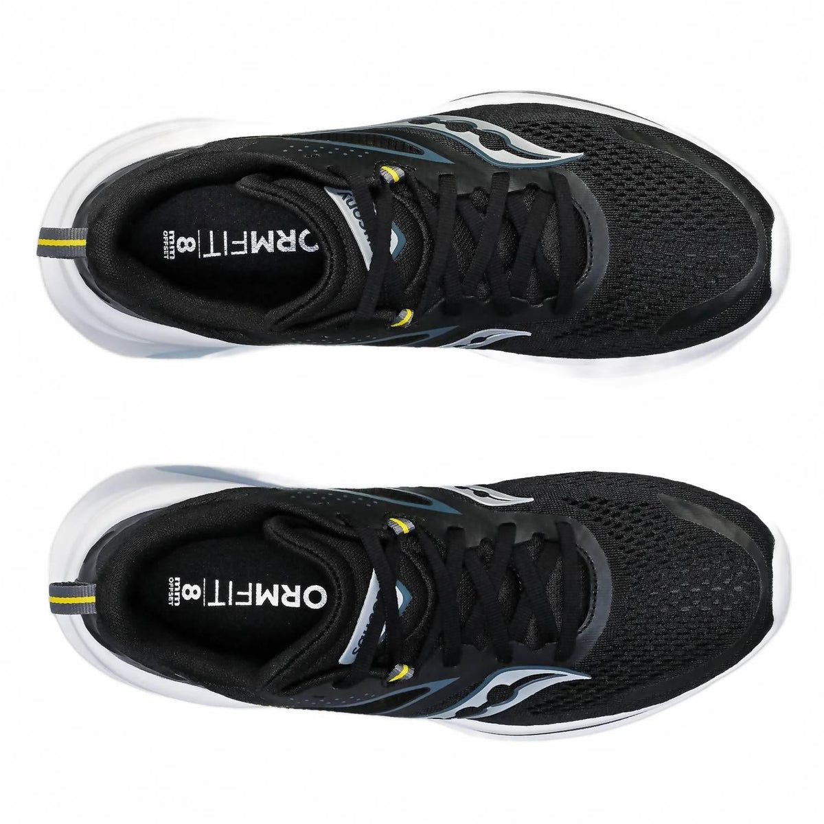 Tenis para correr de hombre color negro y blanco