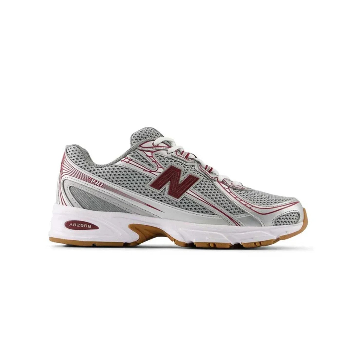 Tenis de hombre color gris y rojo