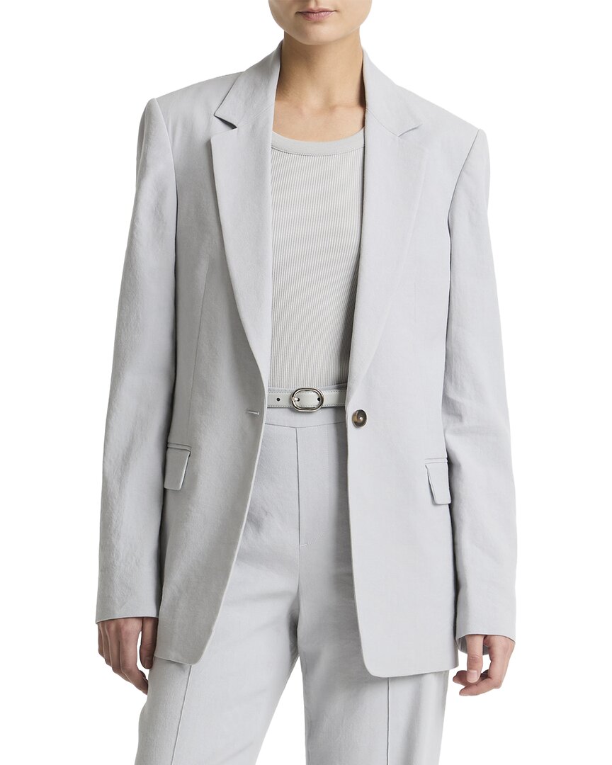 Blazer de mezcla de lino