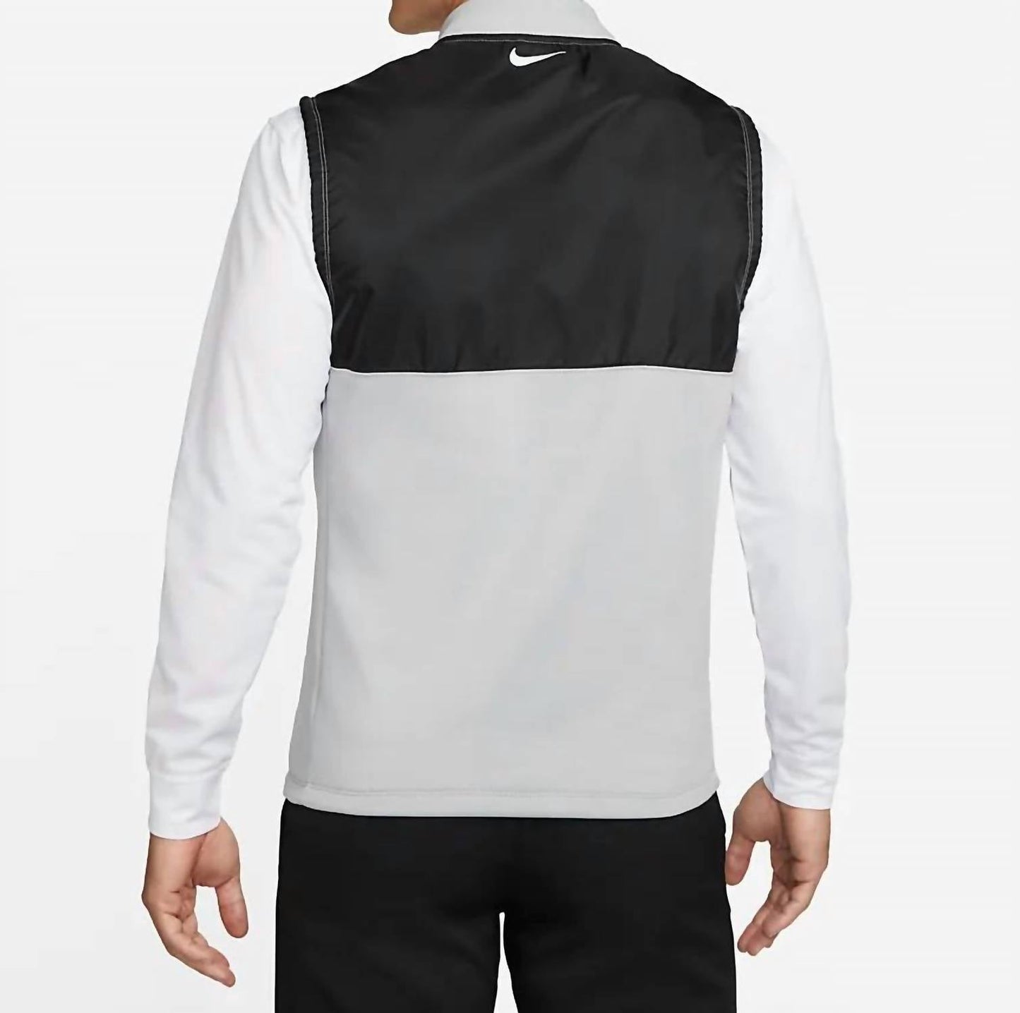 Chaleco de hombre color negro y blanco y gris