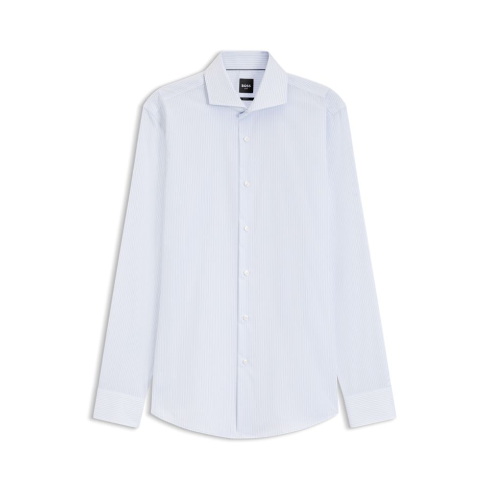Camisa de algodón de corte ajustado