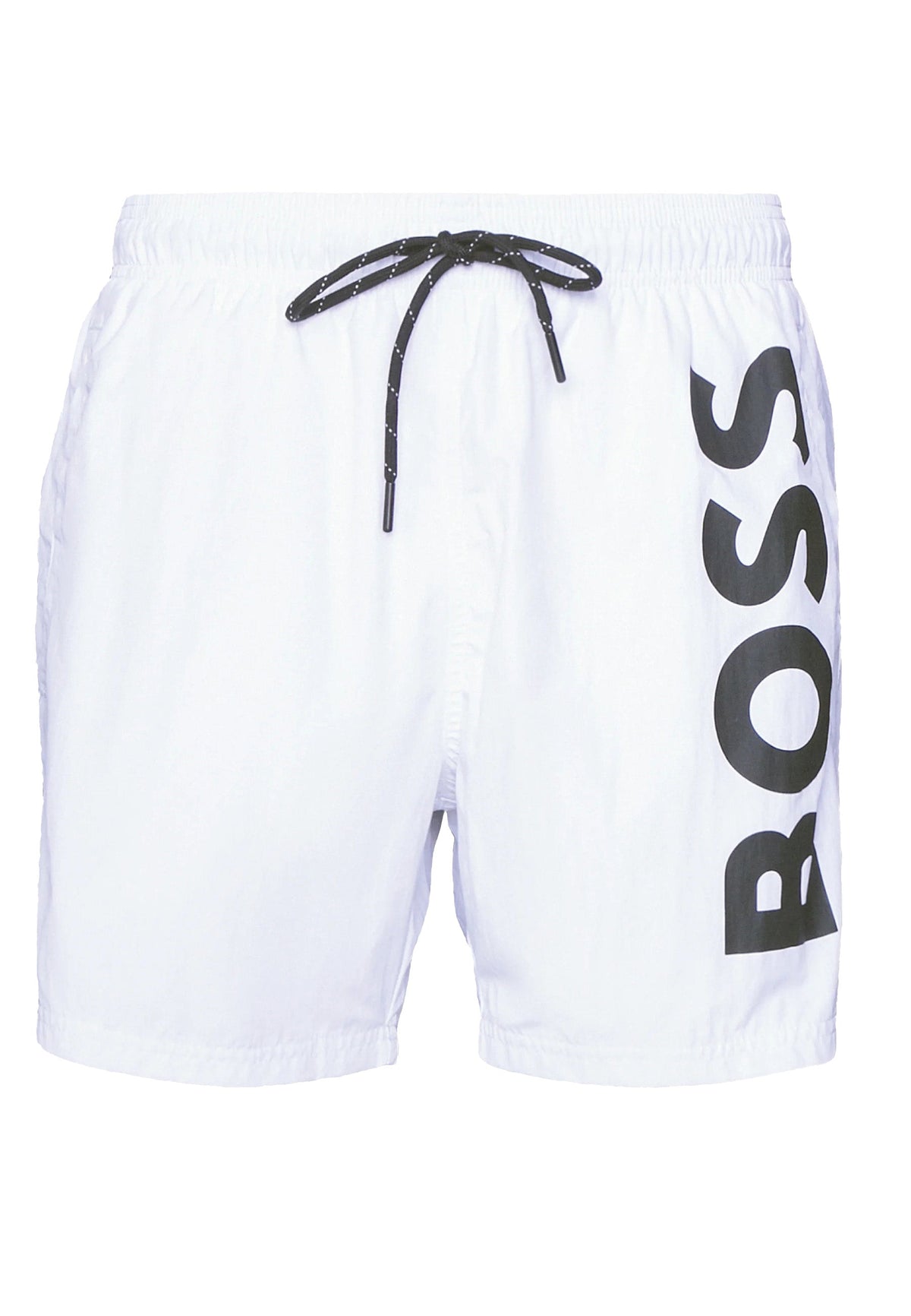 Pantaloneta de baño de hombre color blanco