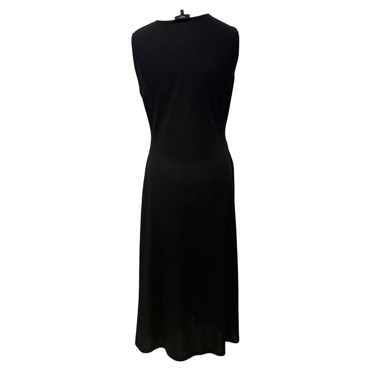 Vestido midi color negro