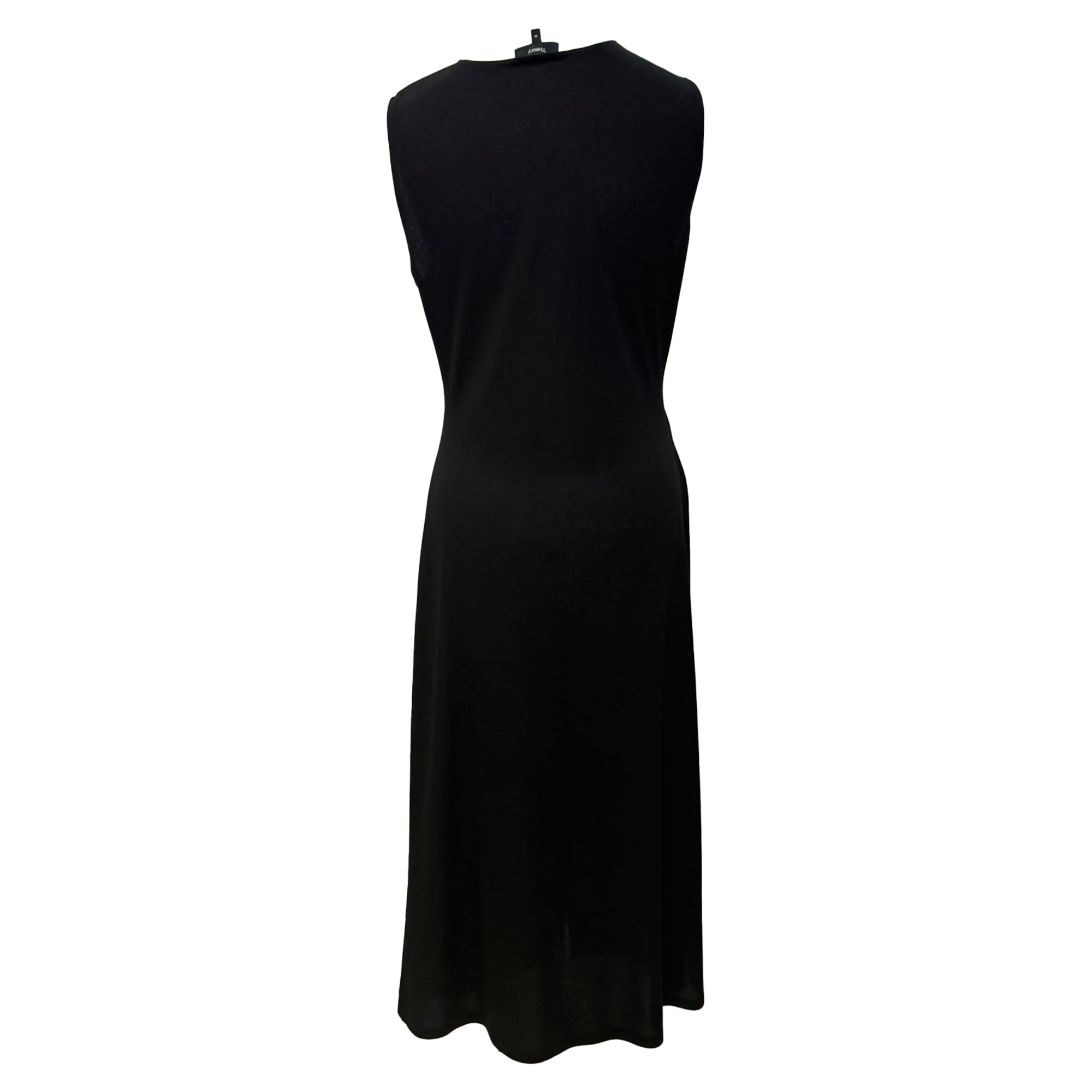 Vestido midi color negro