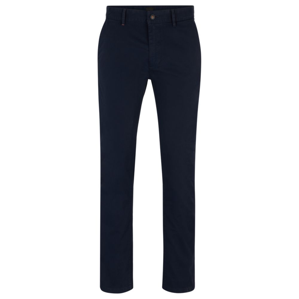 Pantalón de algodón de corte ajustado