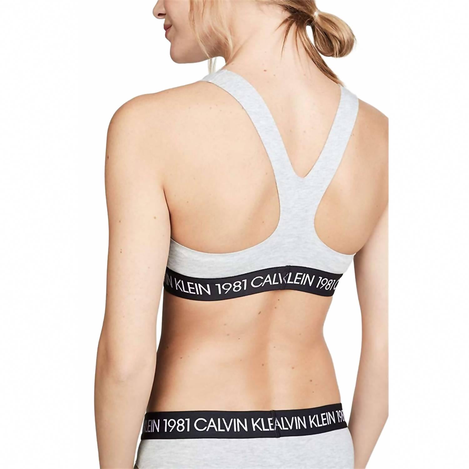 Bralette de mujer color gris