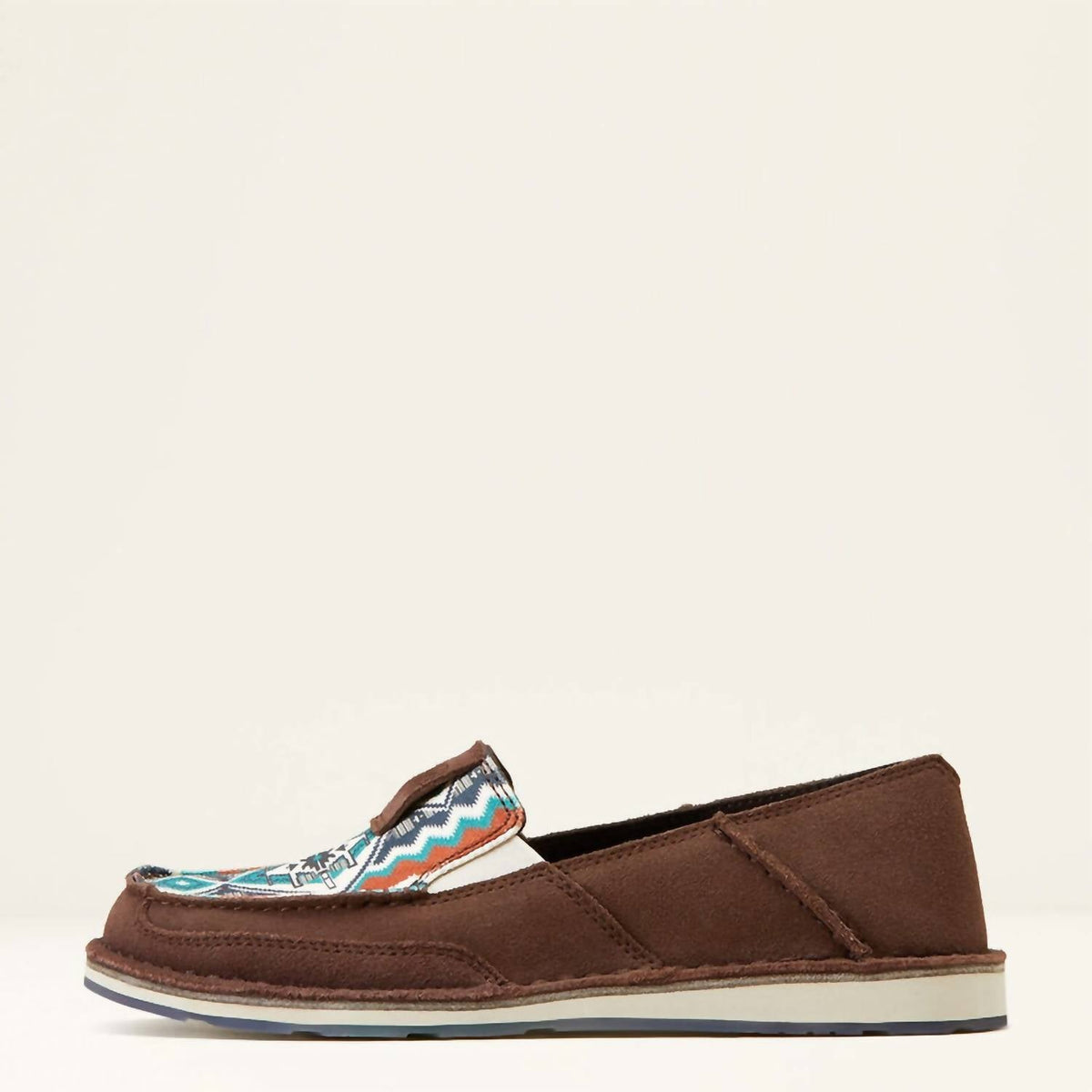 Mocasines de mujer de gamuza