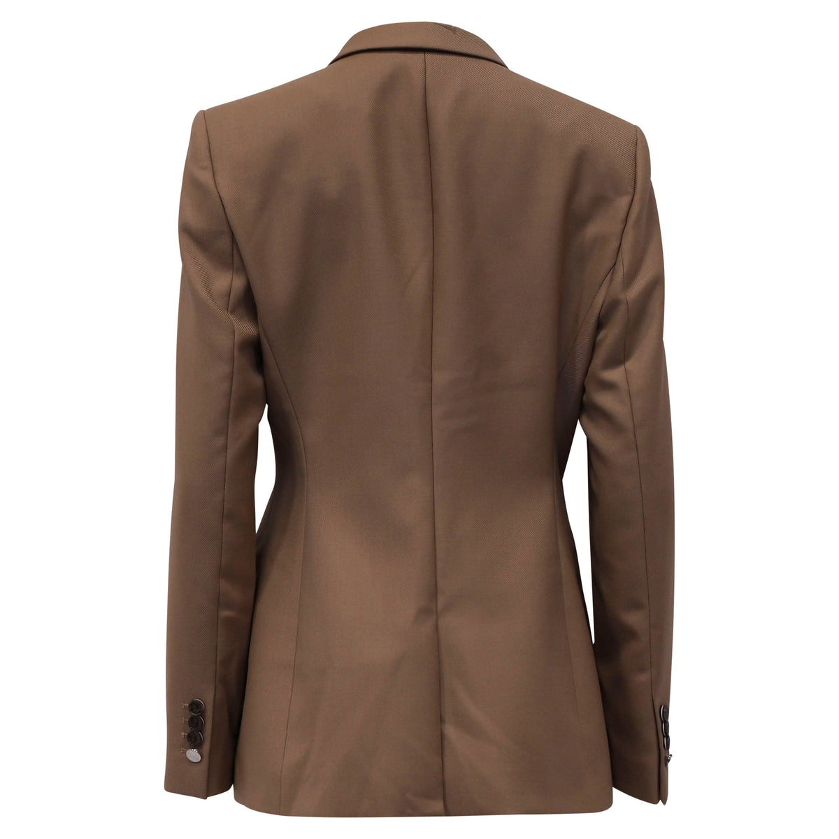 Blazer de lana color café