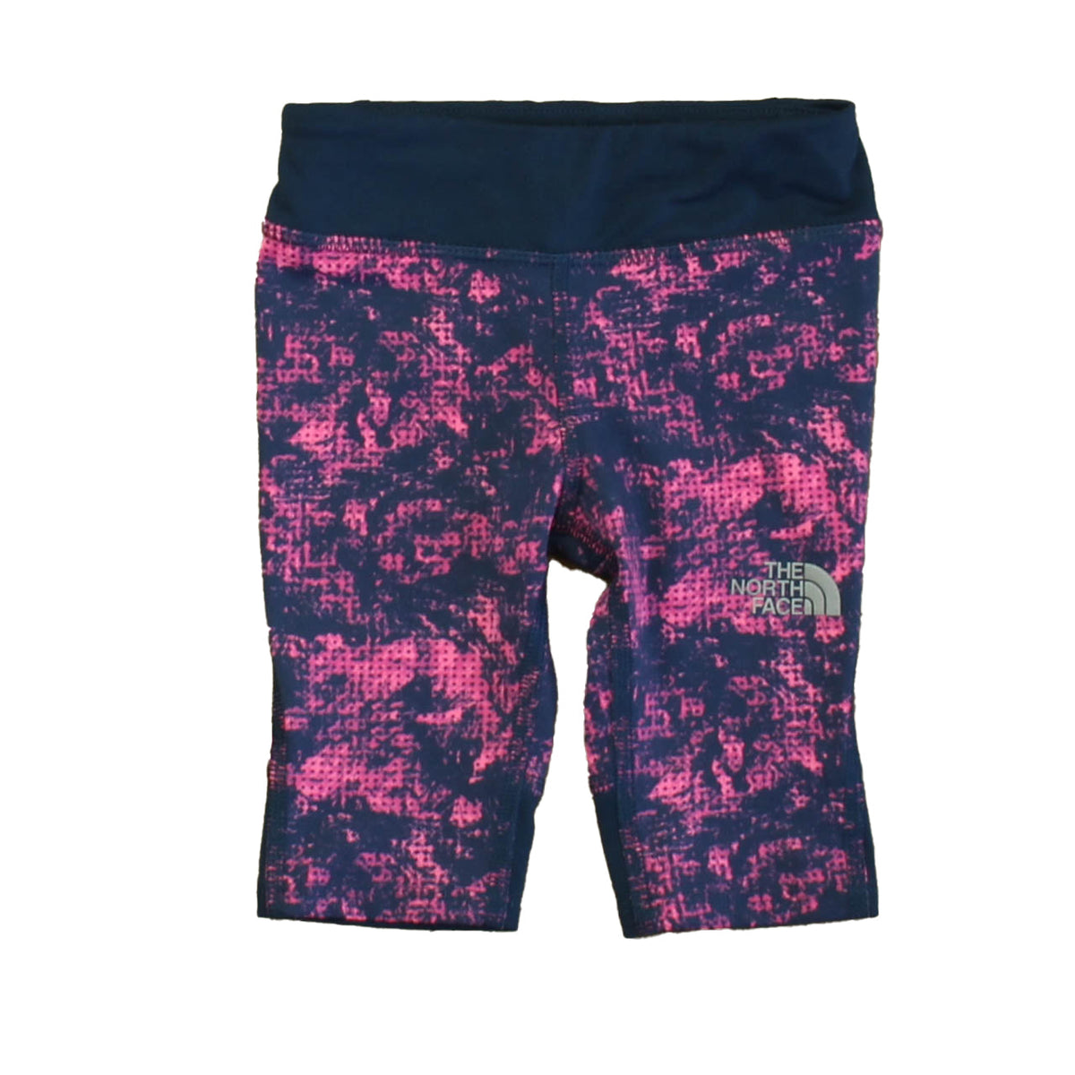 Leggings para niña color azul marino y rosado