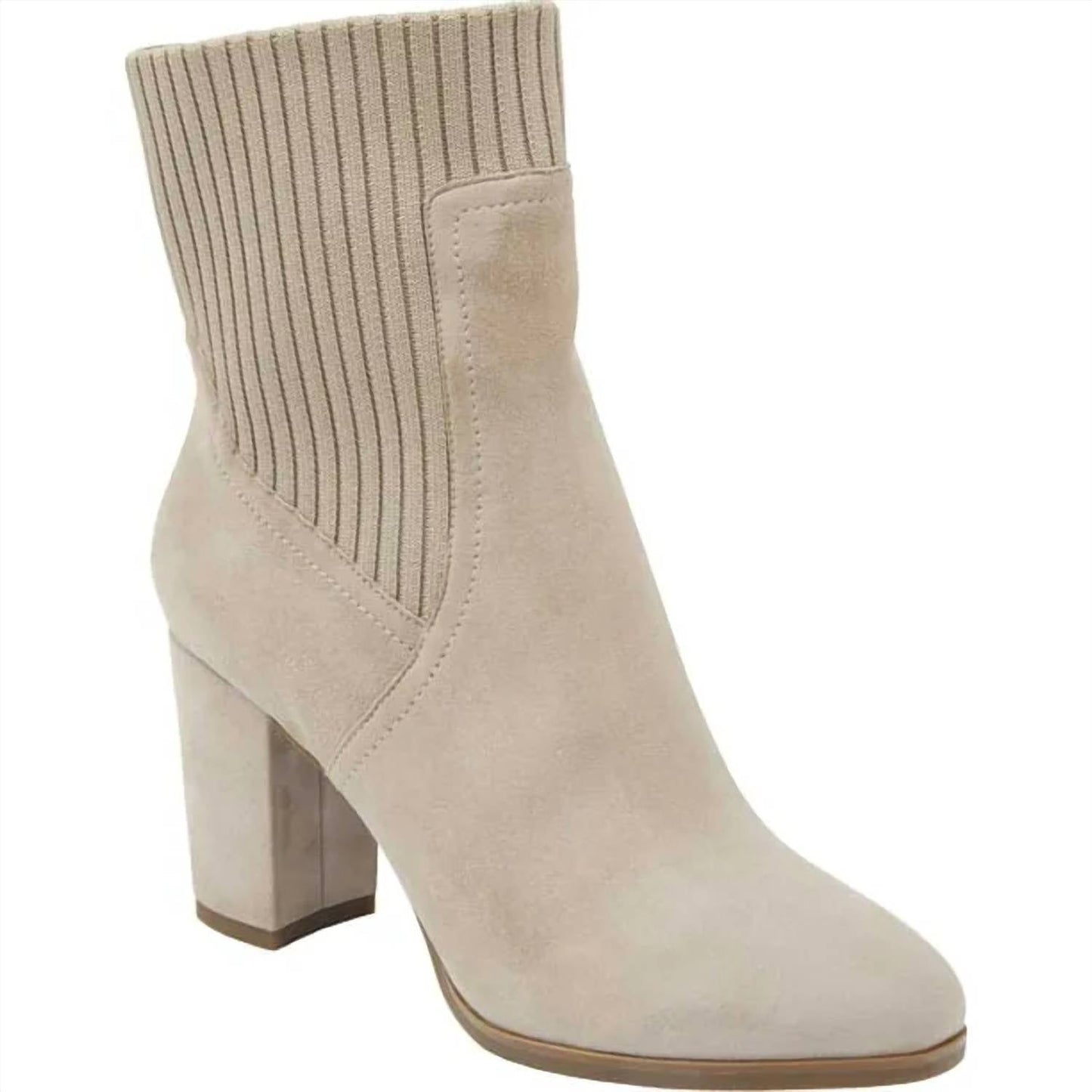 Botas de mujer de gamuza color taupe