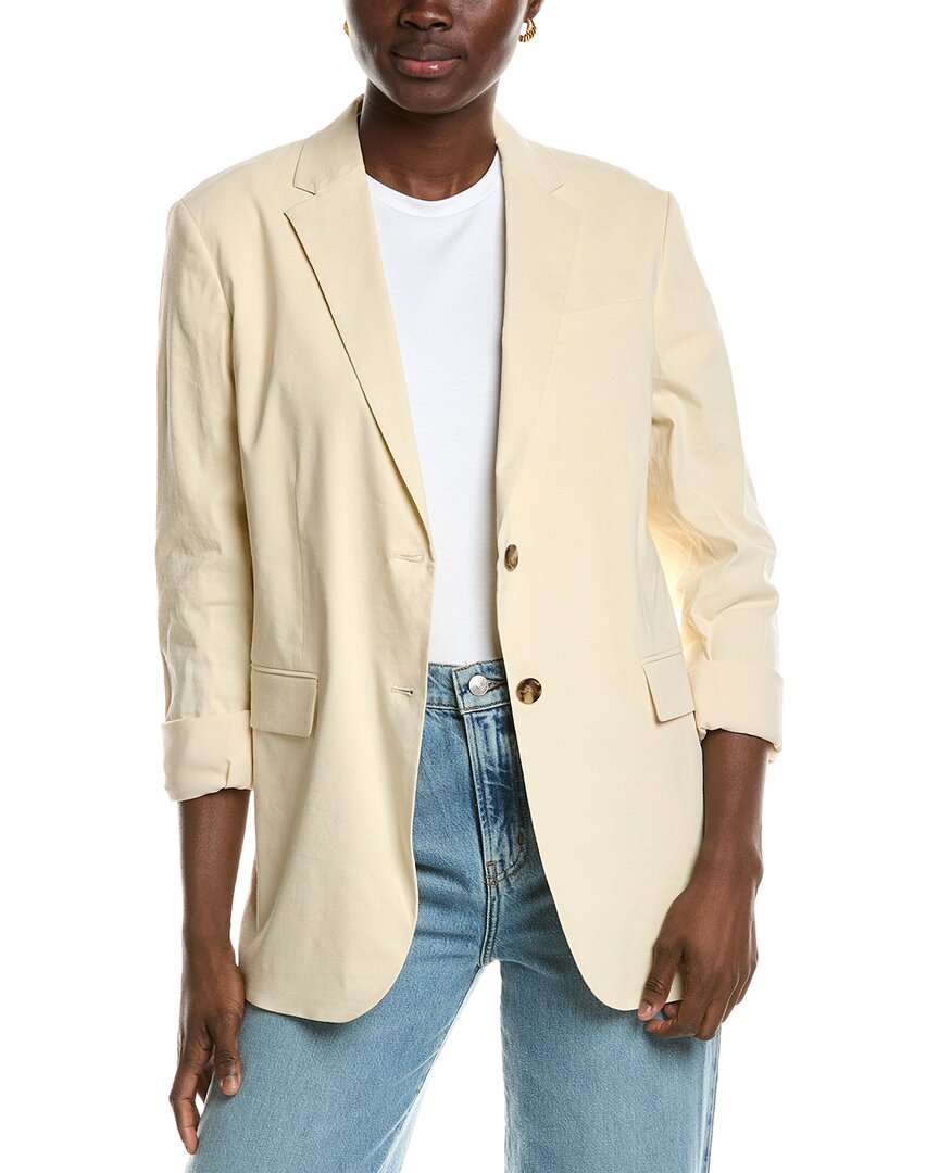 Chaqueta de mezcla de lino